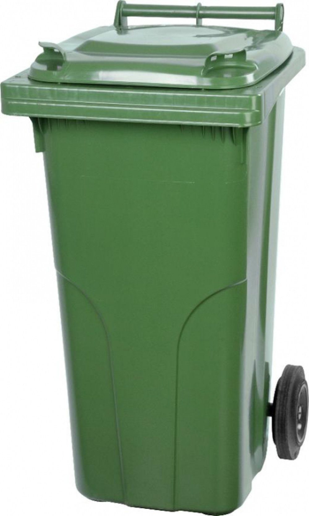 PROREGAL® Mülltrennsystem Mülltonne MGB 120 Liter HDPE-Kunststoff Gelb Grün