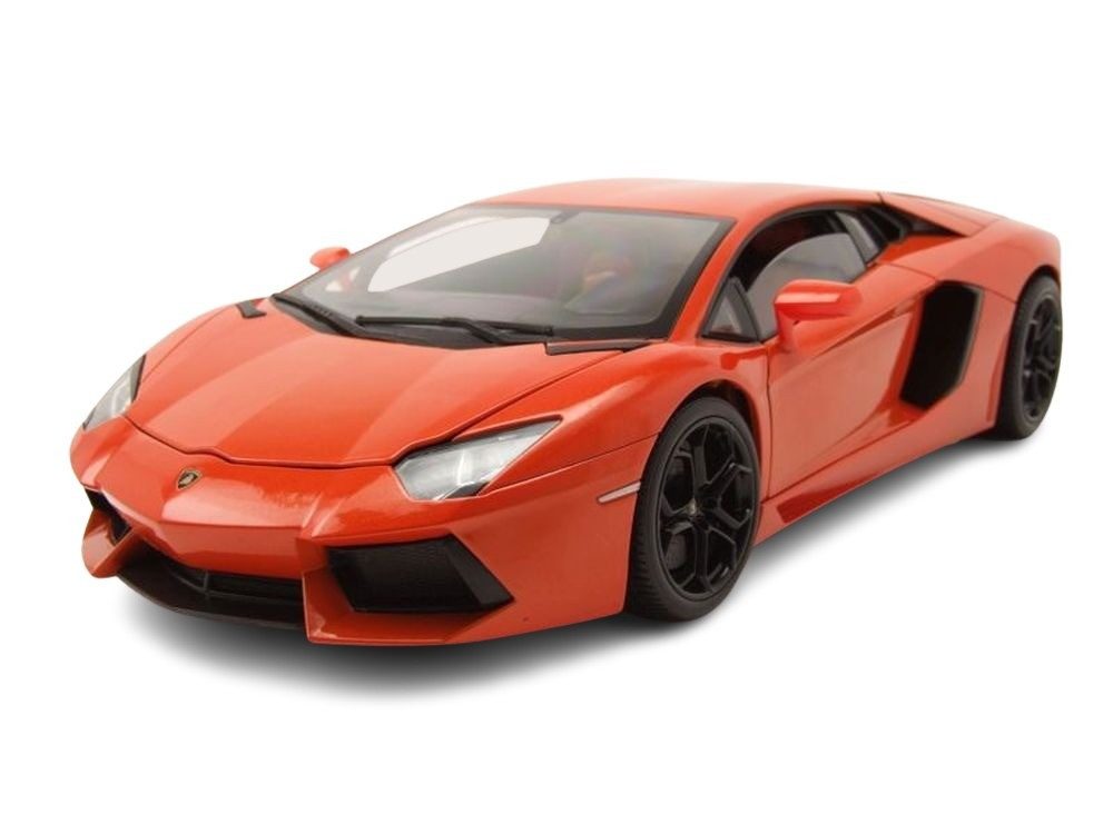 Welly Modellauto Lamborghini Aventador LP700-4 2011 orange metallic, Maßstab 1:18