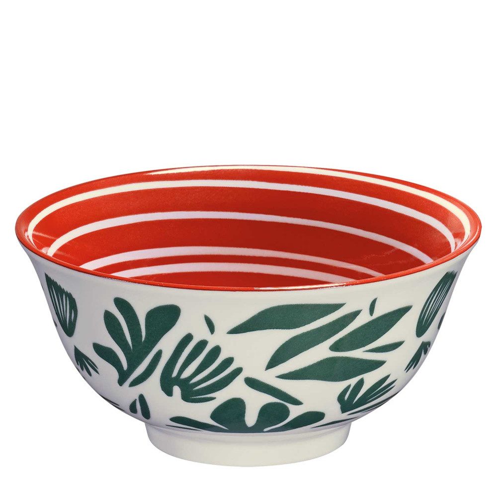 Cilio Müslischüssel Cilio Bowl Amici 500ml Porzellan, Blätter, Porzellan