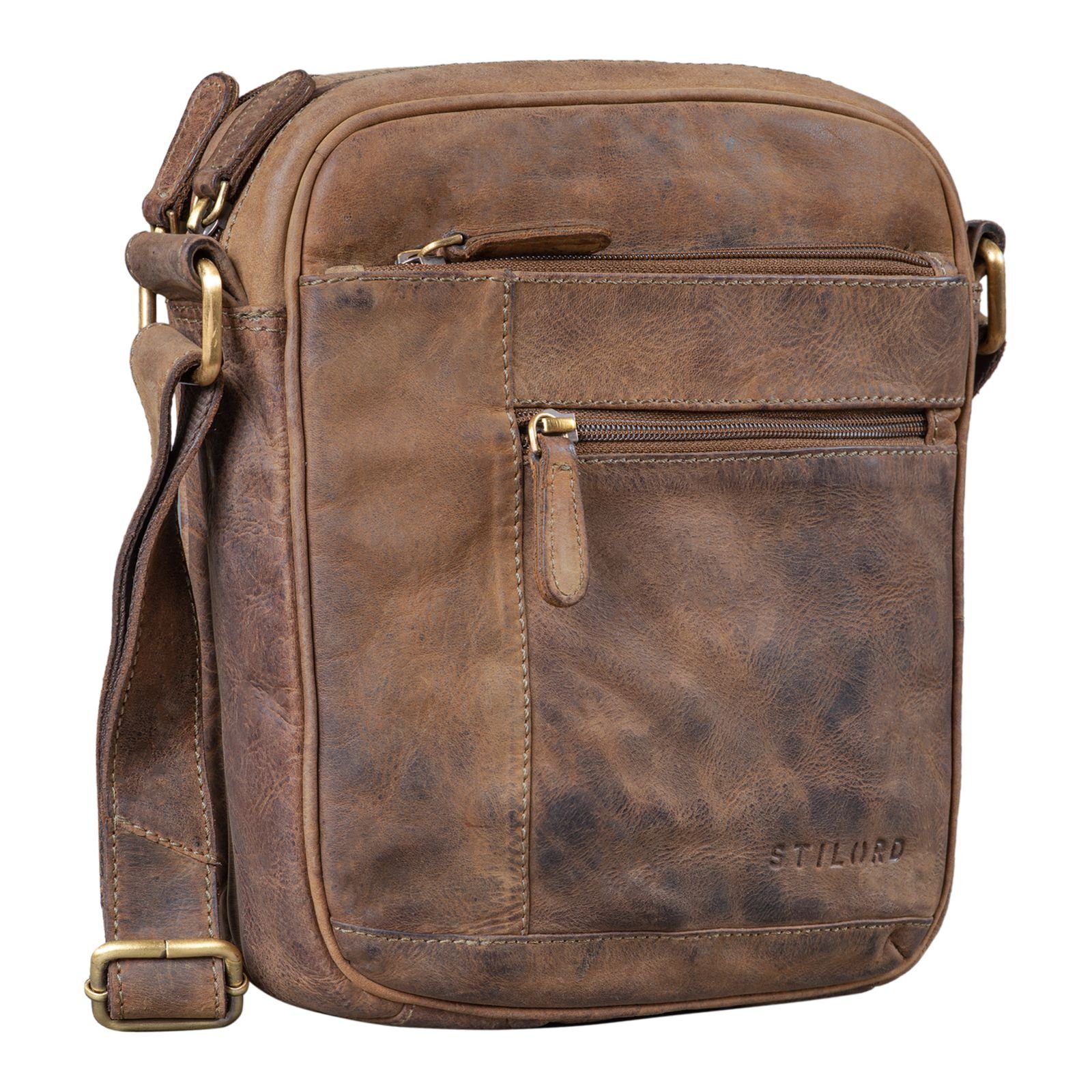 STILORD Schultertasche "Diego" Vintage Herrentasche Leder günstig online kaufen