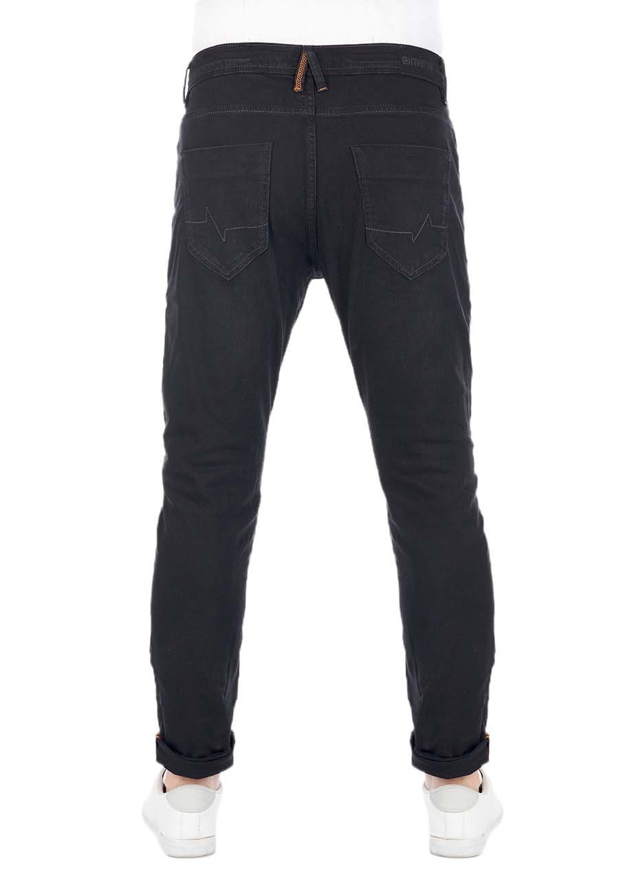 Denim riverso Tapered-fit-Jeans (B122) Denim Jeanshose Stretch Black Hose mit Tapered RIVToni Fit Herren