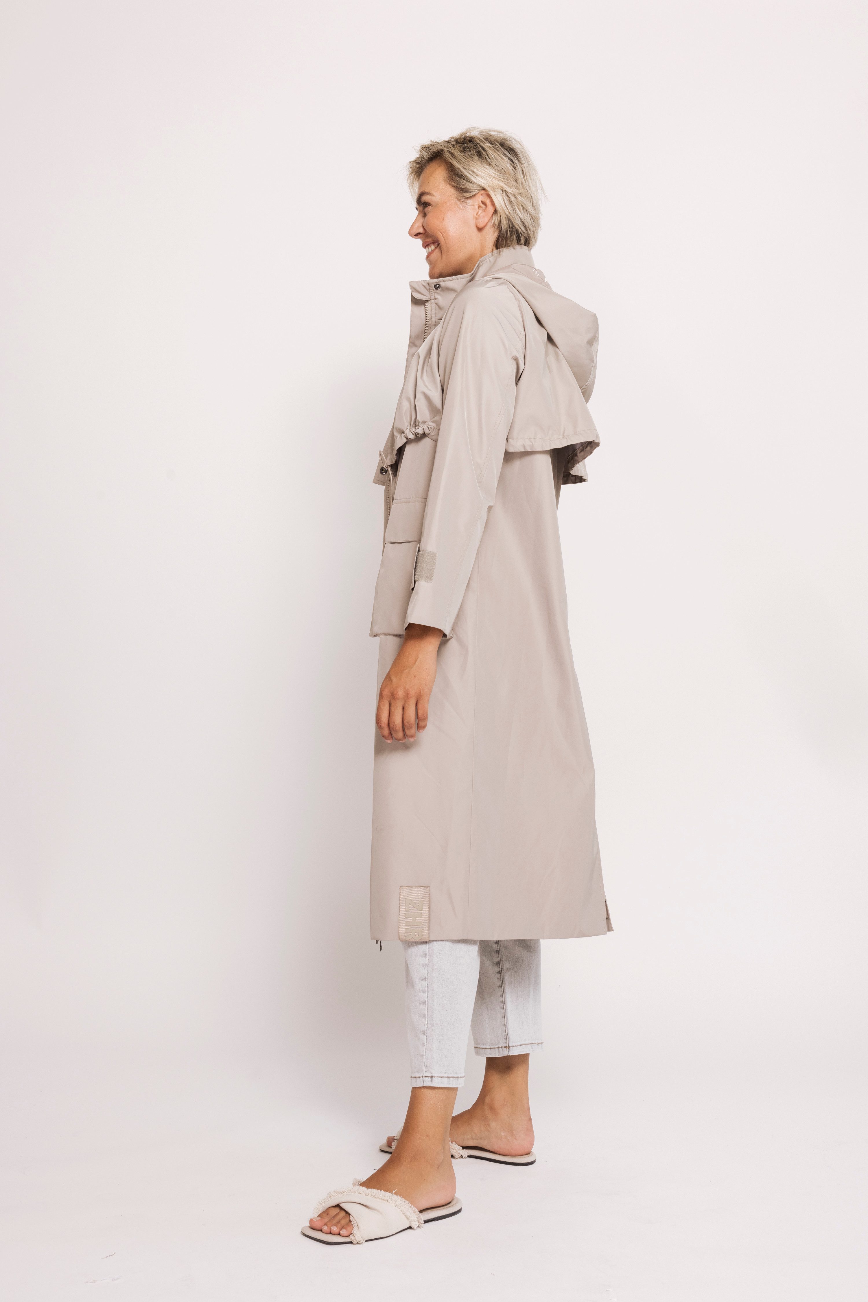 Zhrill Funktionsmantel ZHCOSIMA Mantel mit Kapuze und Reißverschluss