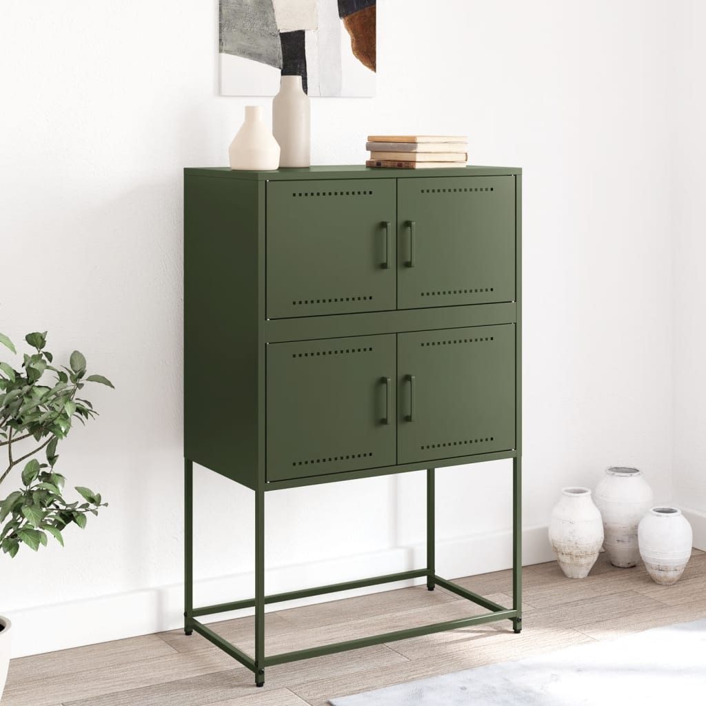 vidaXL Sideboard Sideboard Olivgrün 68,5x38,5x107 cm günstig online kaufen