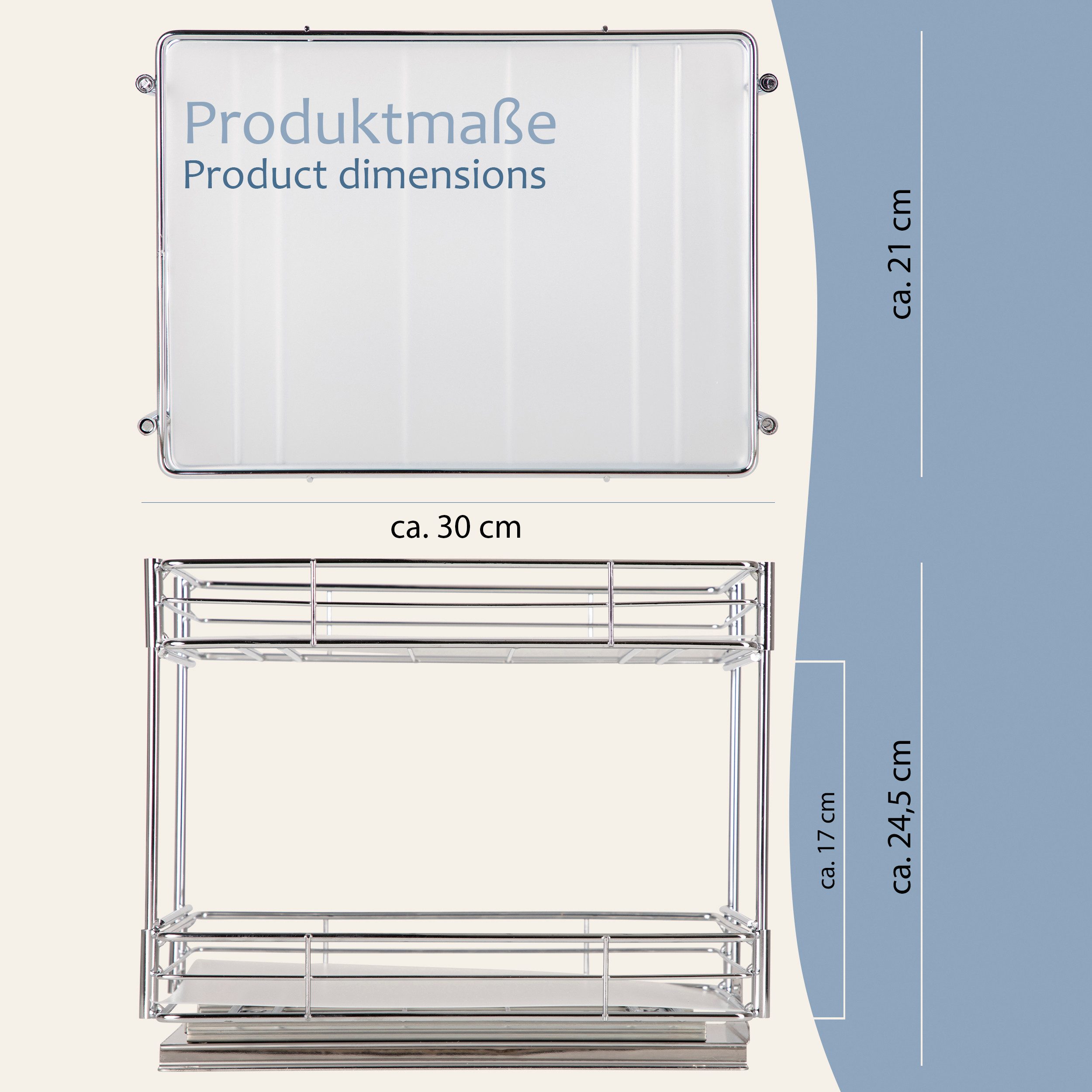 ONVAYA Gewürzregal ausziehbar, Gewürzständer aus Edelstahl günstig online kaufen