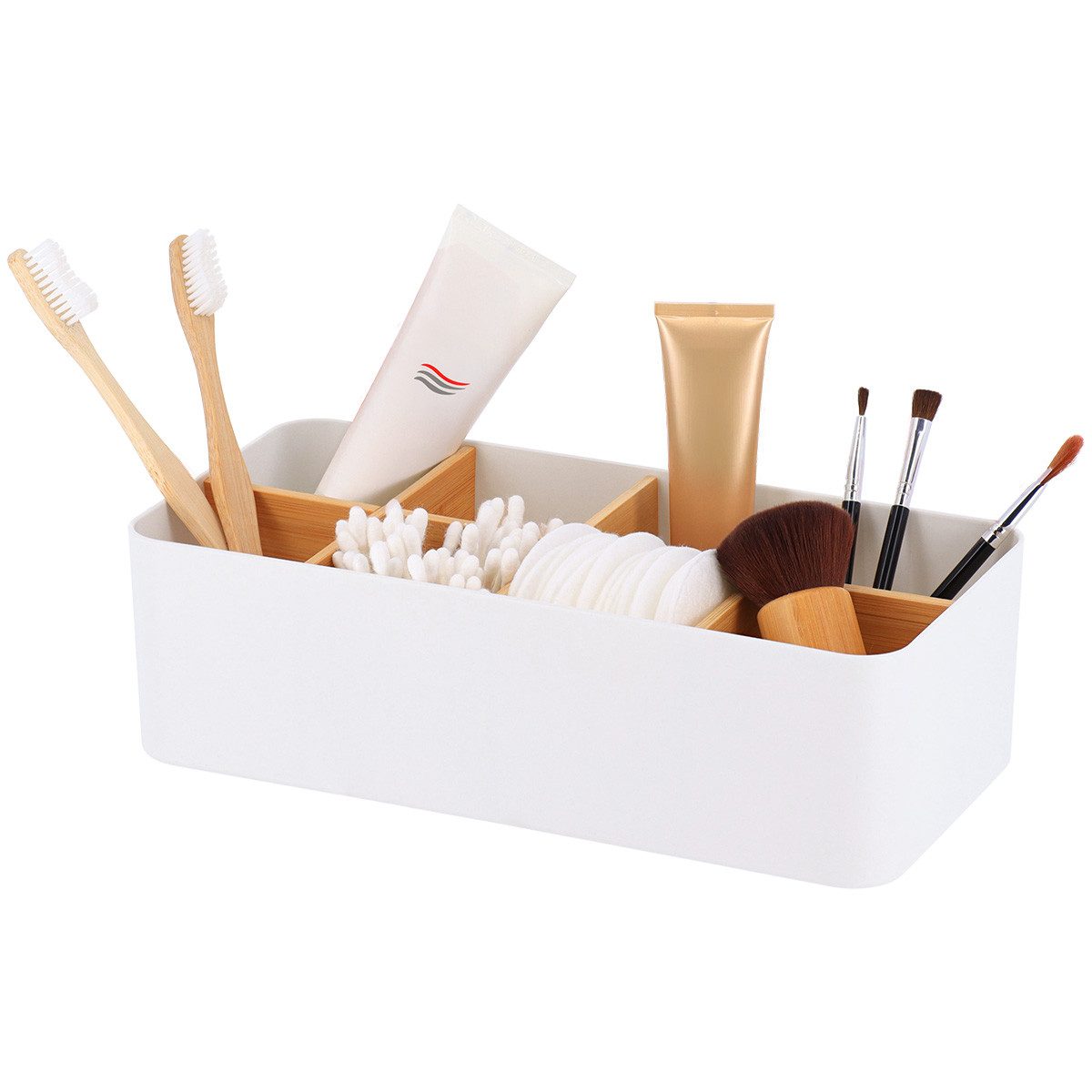 TENDANCE Badorganizer Schminktisch Küchen Organizer Makeup Pinsel Organizer in matt