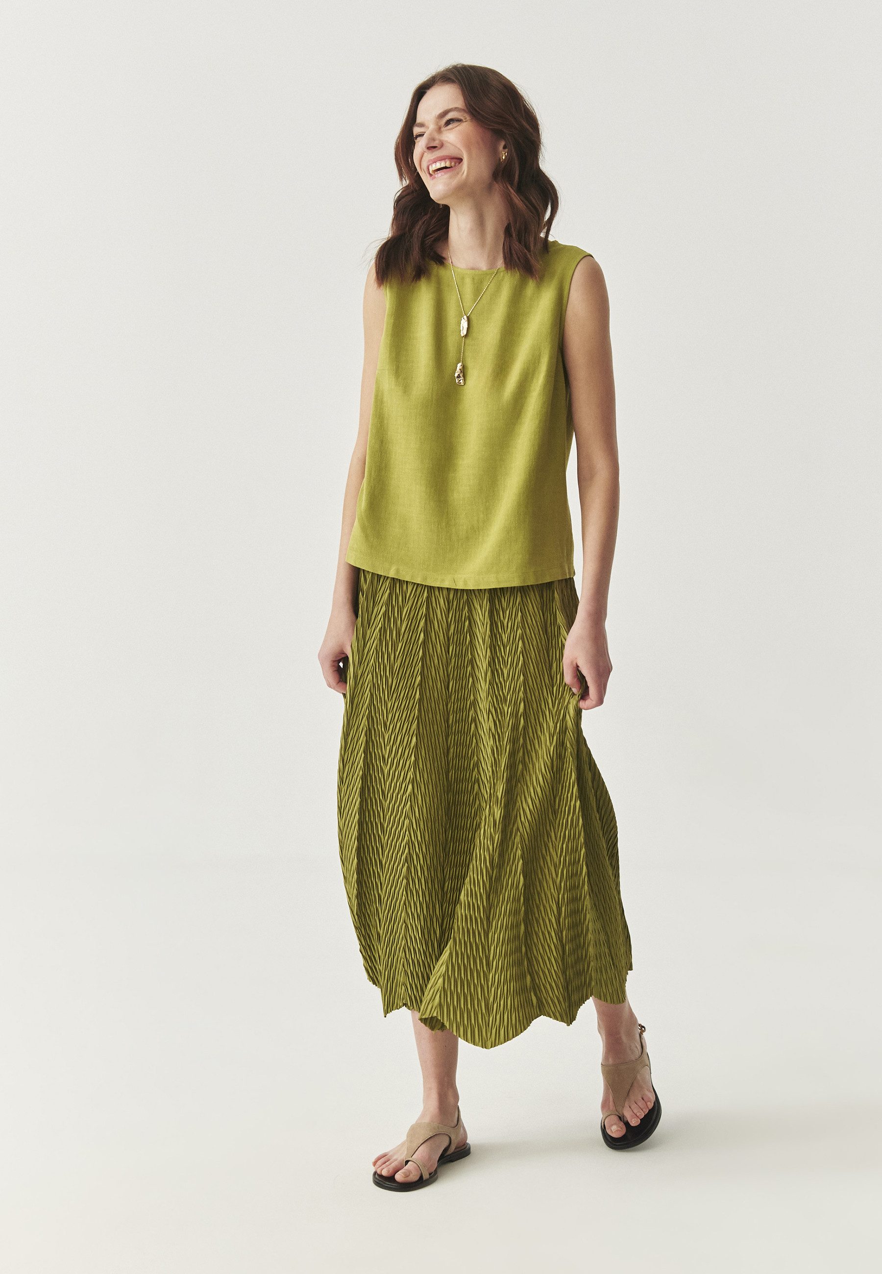 TATUUM Midirock FALTENMIDISKIRTS - LAMARA