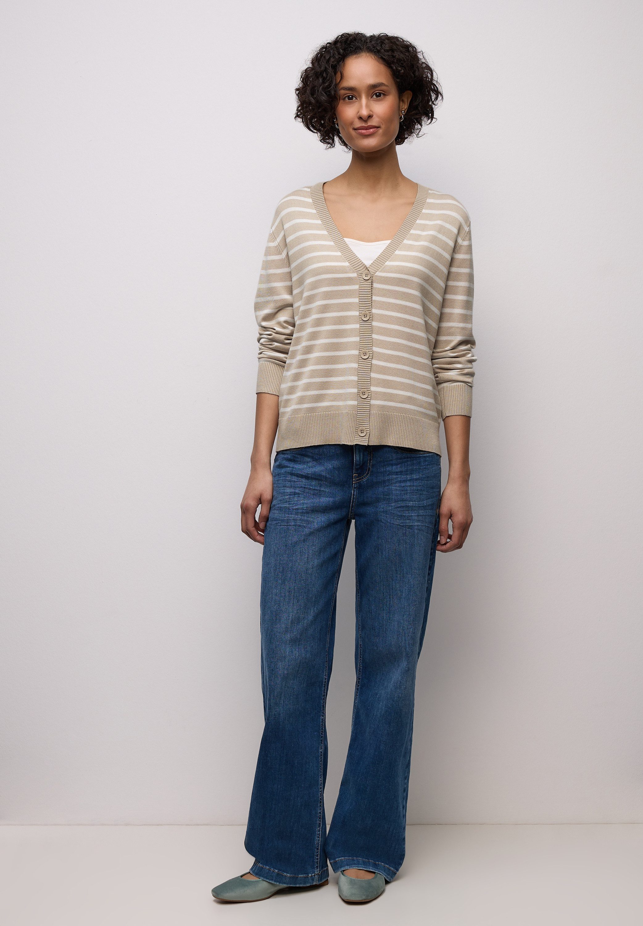STREET ONE Cardigan mit V-Ausschnitt