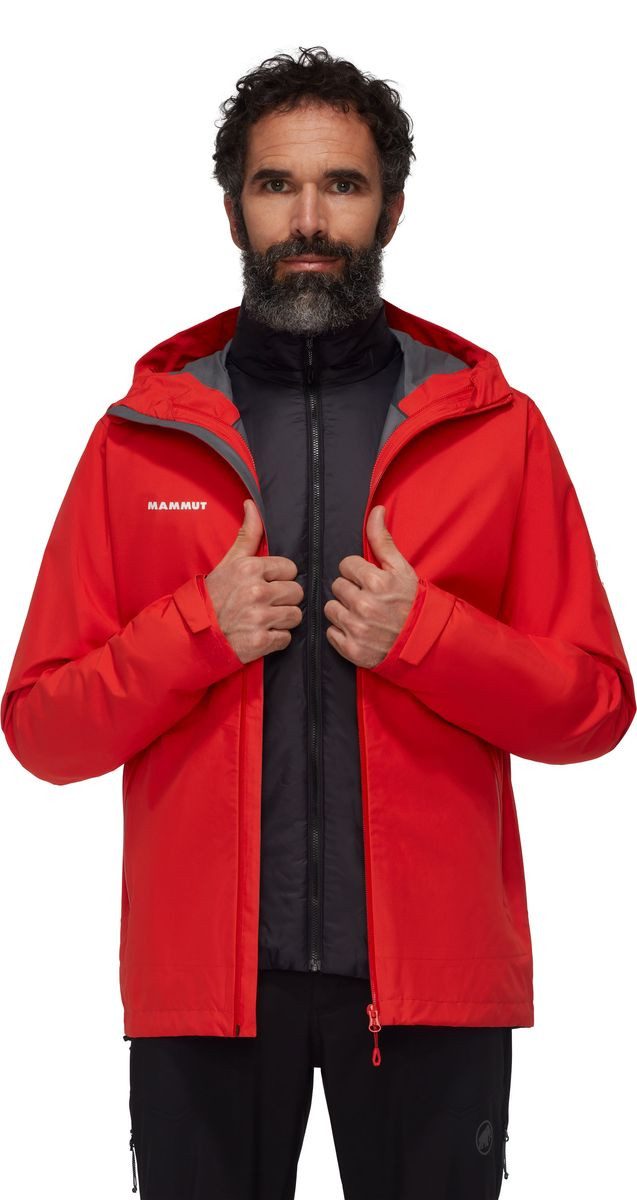 Mammut Funktionsjacke Alto Light 3 in 1 HS Hooded Jacket Herren, 2-in-1-Jacke - Mammut