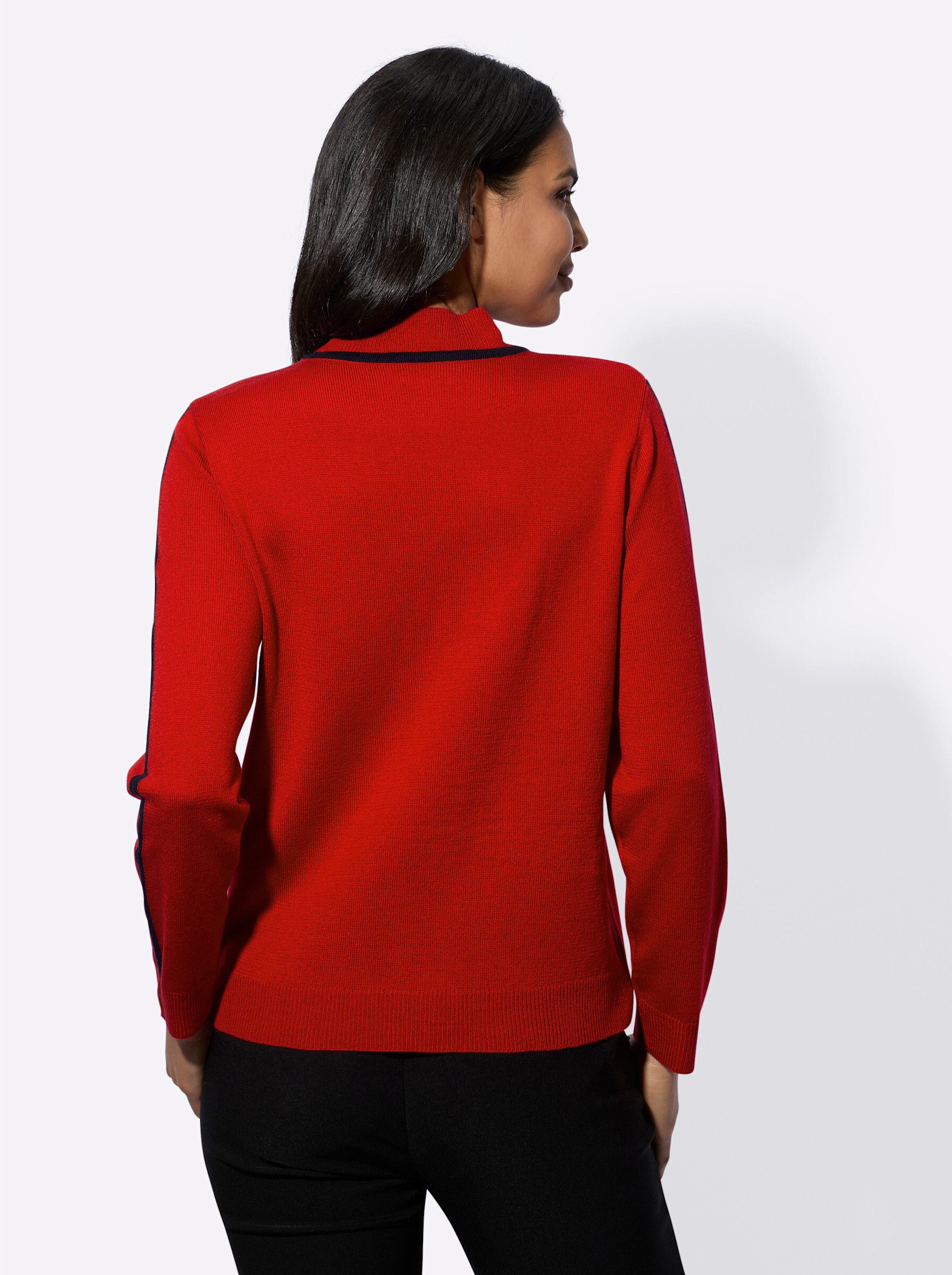 Classic Basics Stehkragenpullover "Langarm-Pullover" günstig online kaufen