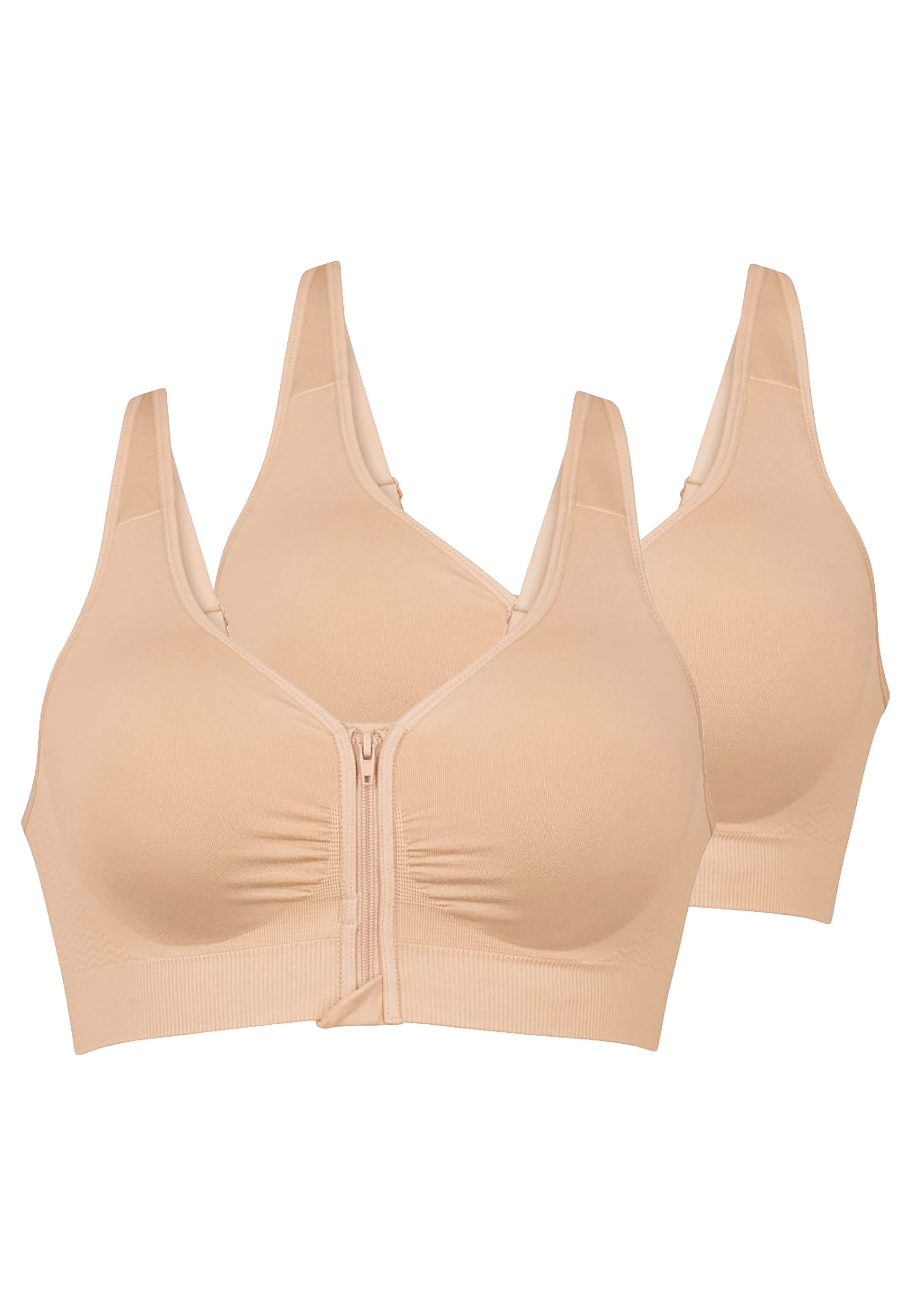 Anita since 1886 Bralette-BH 2er Pack Lynn Prothesen BH (Spar-Set, 2-tlg) Bustier - Blickdicht - Herausnehmbare Schalen, Mit Reißverschluss