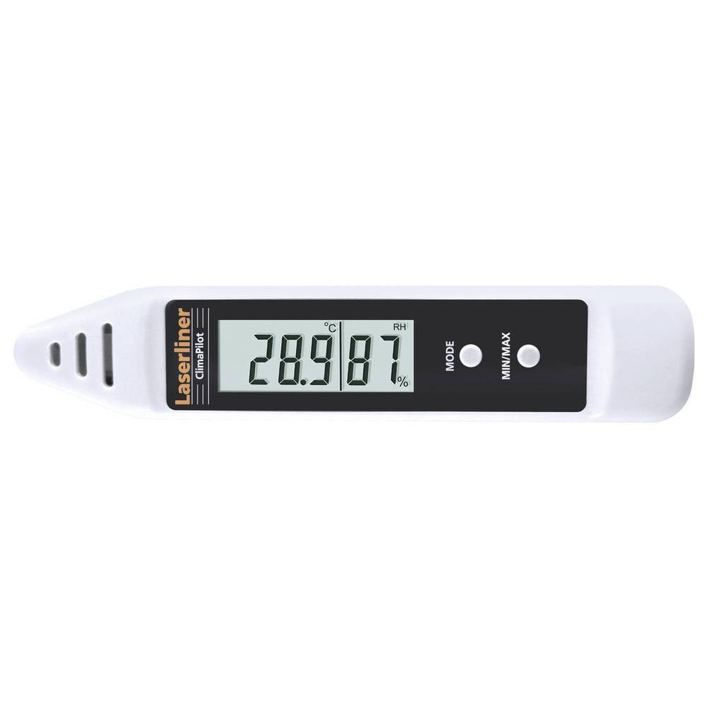 LASERLINER Hygrometer ClimaPilot Luftfeuchtigkeits- und Temperaturdatenlogger 082.034E