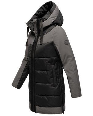 Navahoo Steppjacke Samtkätzchen Modischer, gesteppter Damen Winter Kurzmantel