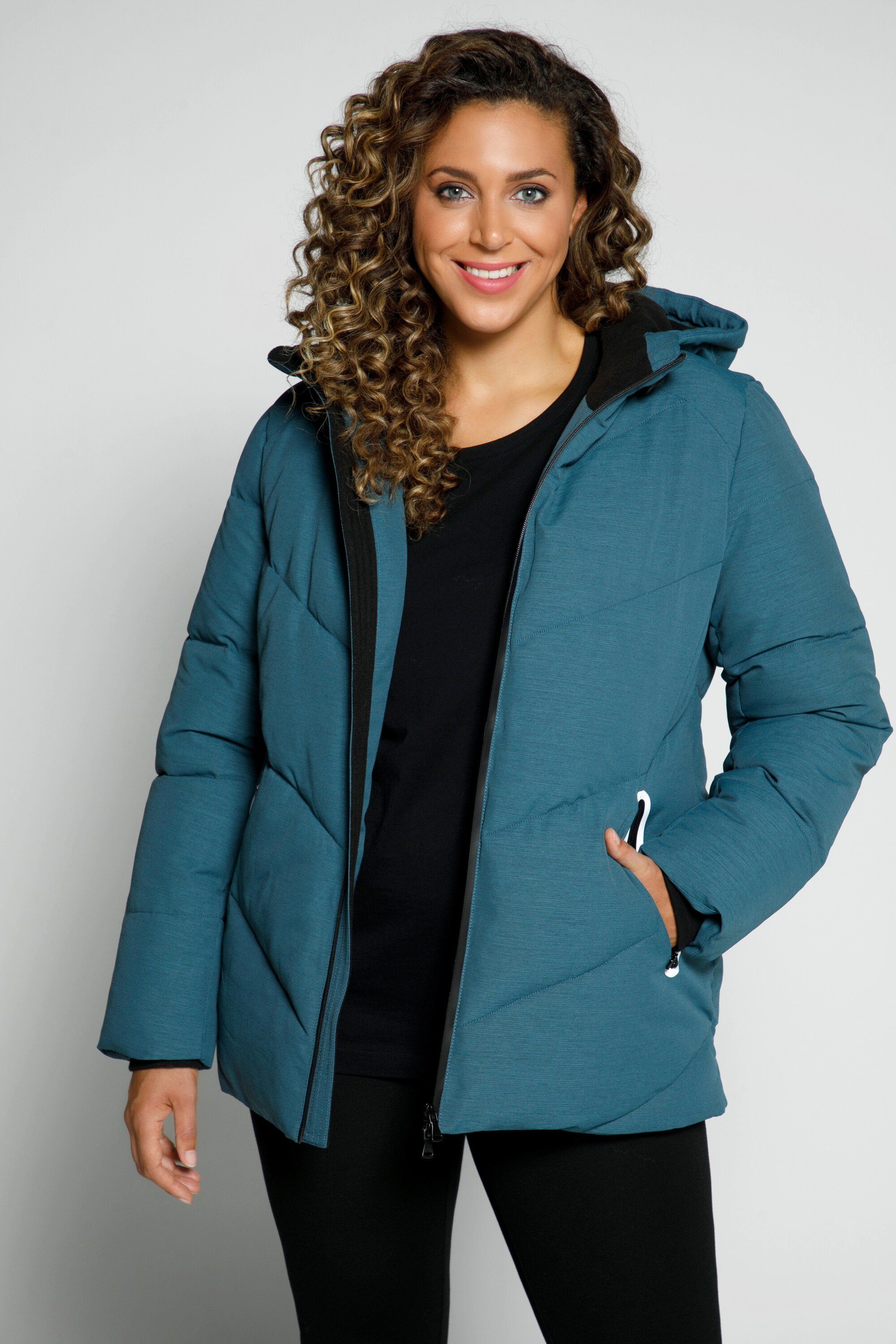 Ulla Popken Steppjacke HYPRAR Steppjacke wasserabweisend Reflektoren