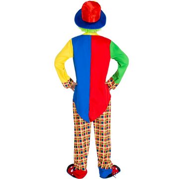 dressforfun Clown-Kostüm Herrenkostüm Clown Alfredo