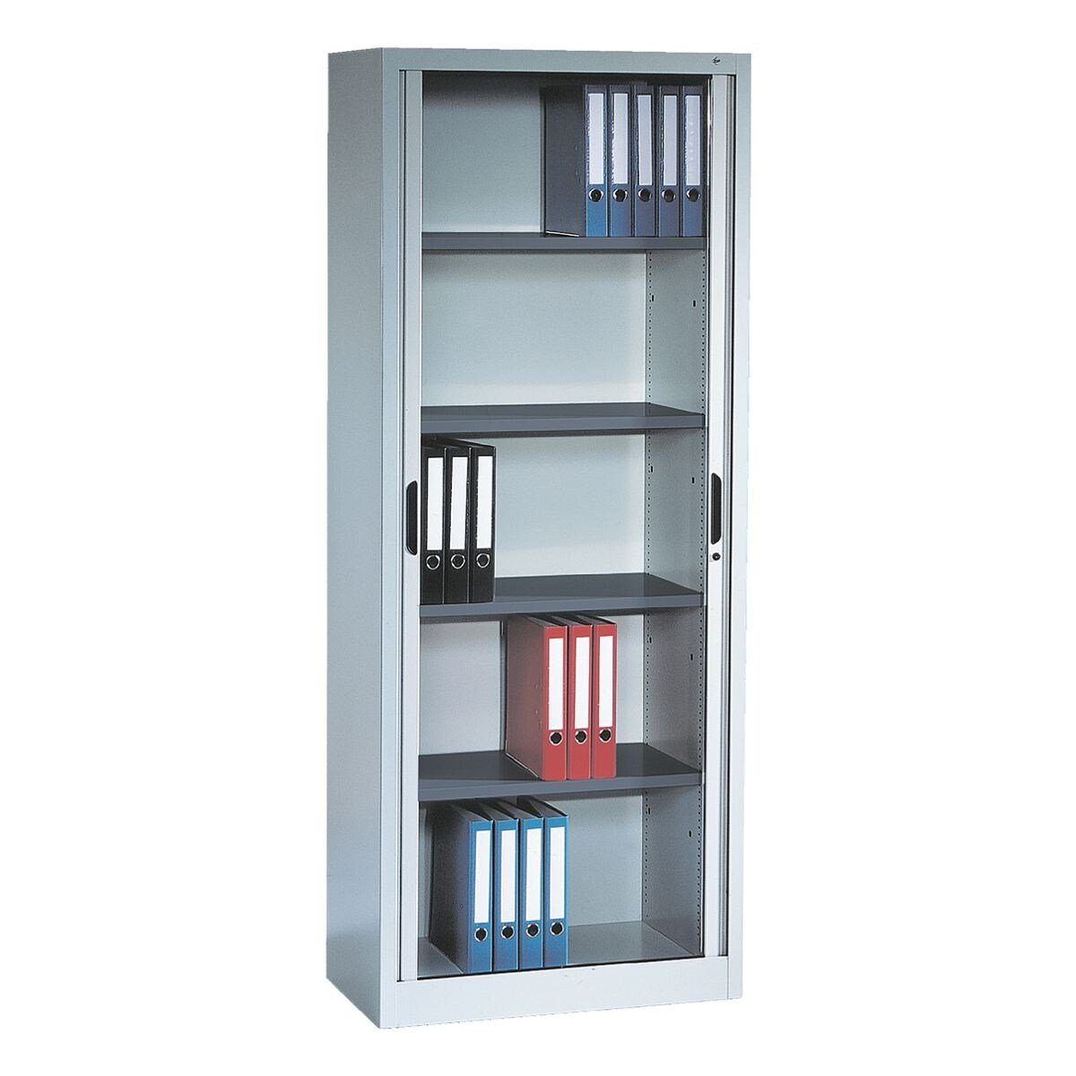 CP Rollladenschrank Omnispace mit Türen aus durchgehenden, flexiblen Kunststoffmatten