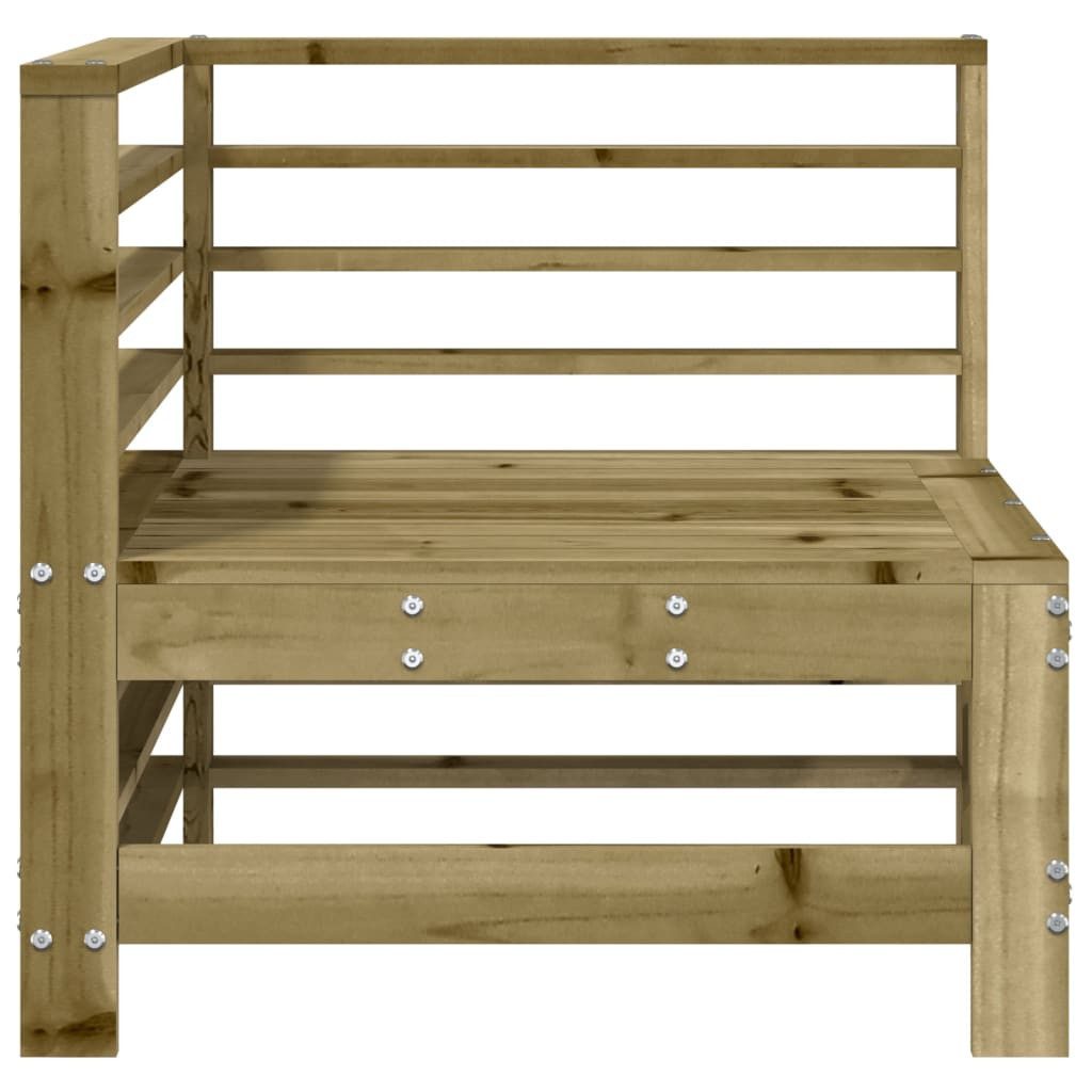 vidaXL Sofaelement Garten-Ecksofa Imprägniertes Kiefernholz (1 günstig online kaufen
