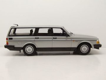 Minichamps Modellauto Volvo 240 GL Break Kombi 1986 silber Modellauto 1:18 Minichamps, Maßstab 1:18