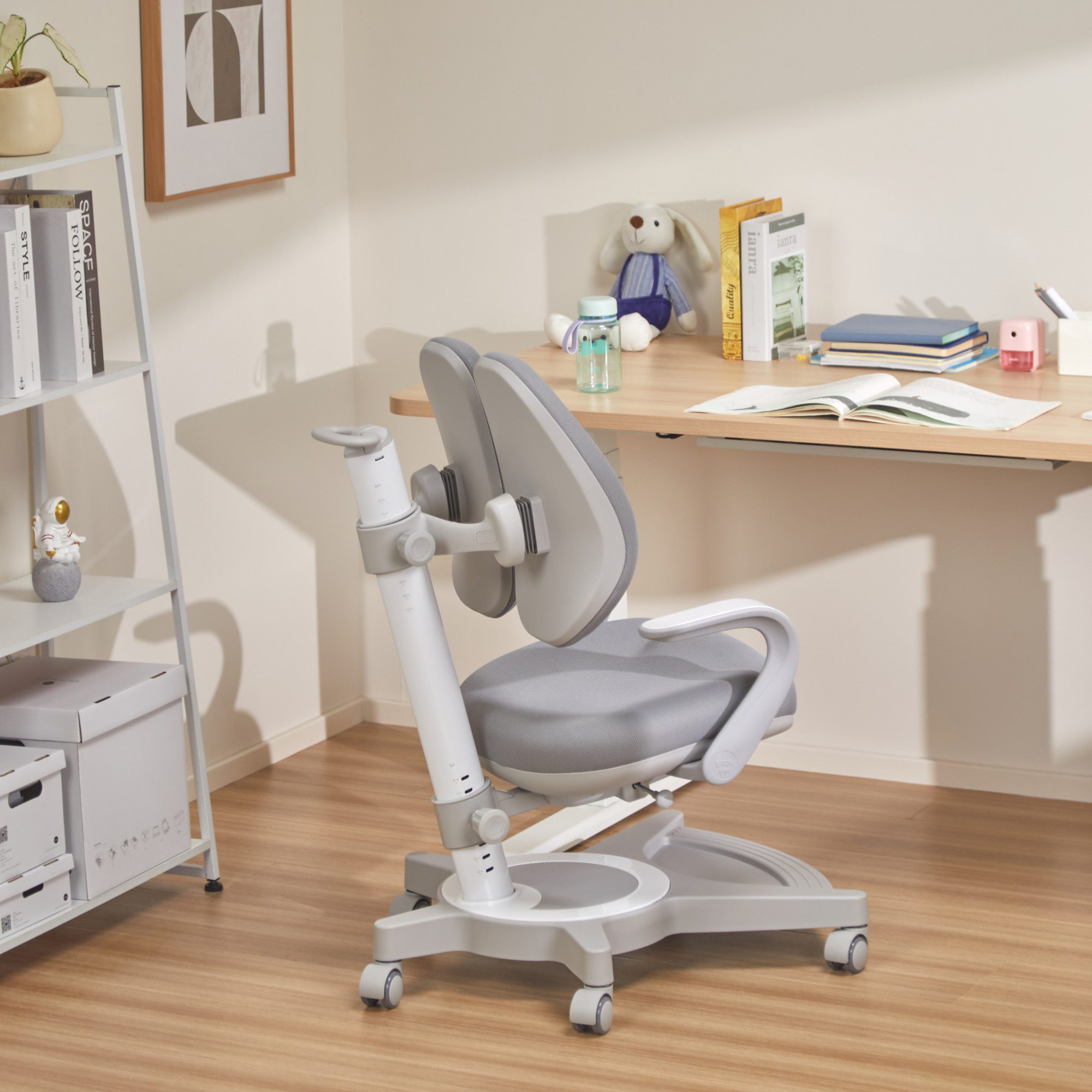 en.casa Kinderstuhl, »Partille« gepolstert verstellbar 99x55x76 günstig online kaufen