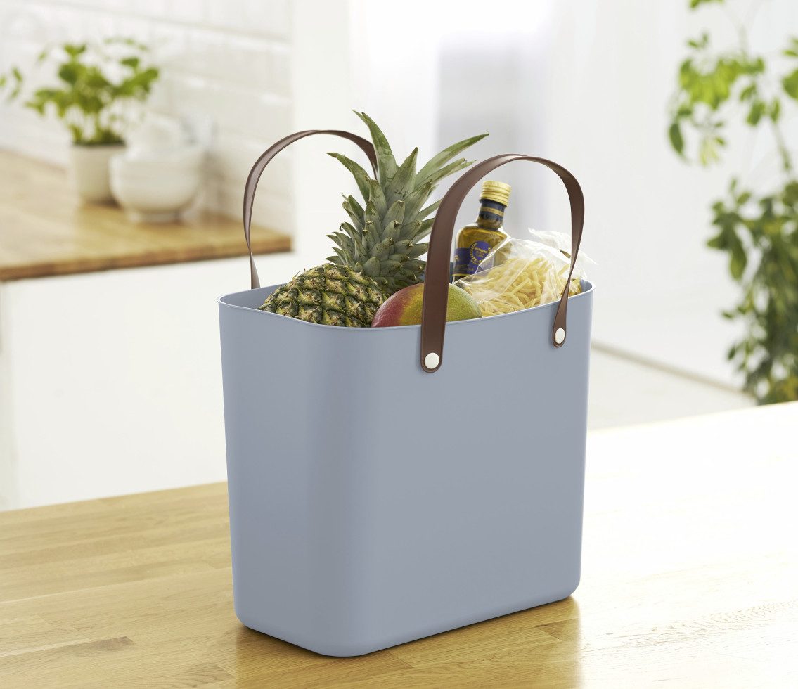 ROTHO Einkaufsbeutel Rotho Einkaufstasche Albula 25 L misty blau