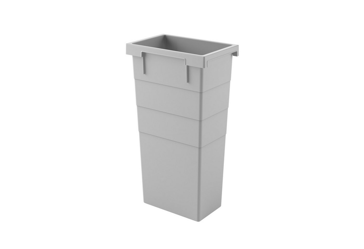Hailo Einbaumülleimer Hailo Inneneimer 1222549 hellgrau 20 Liter 269 x 176 x 500 mm
