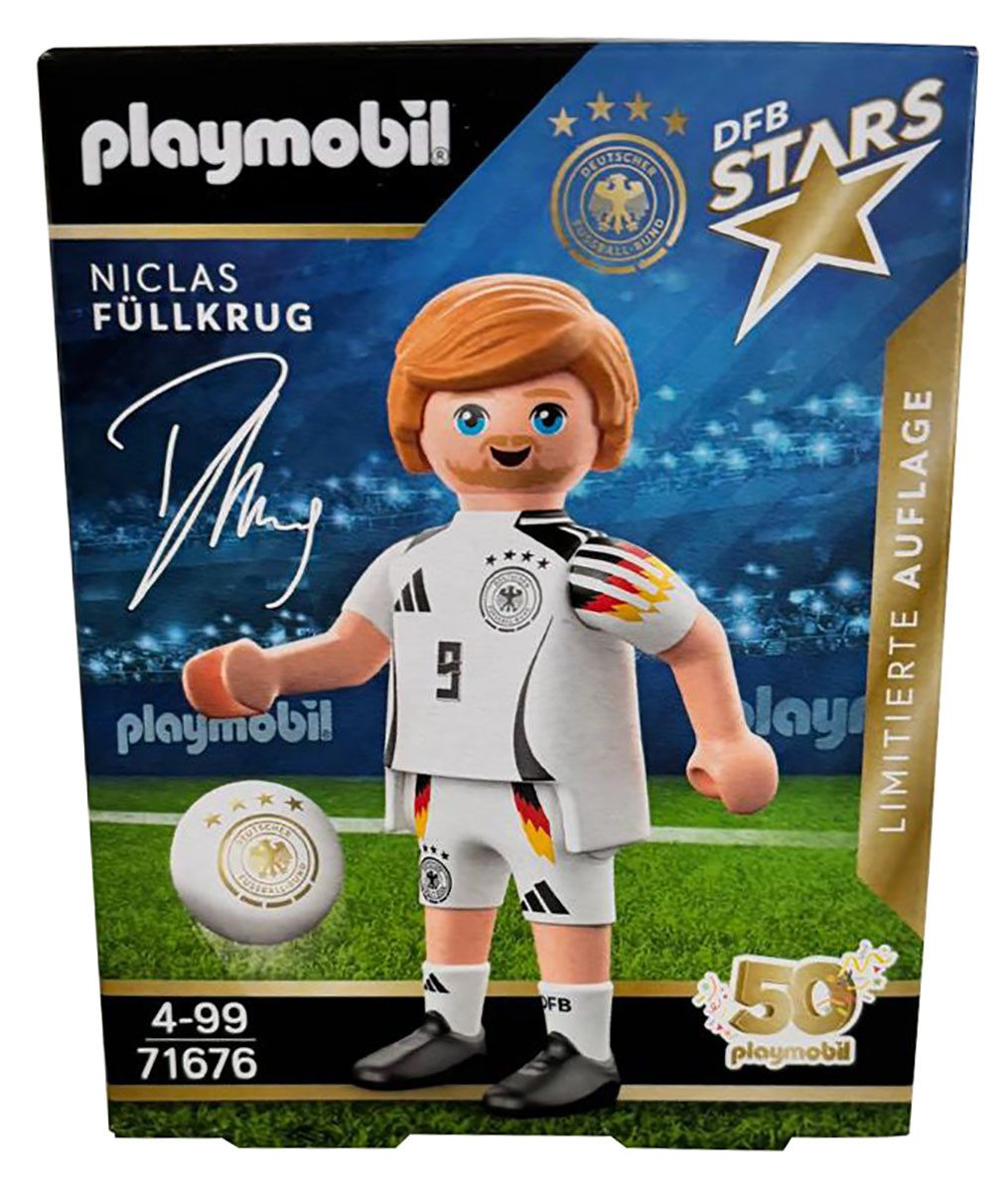 Playmobil® Spielfigur Playmobil DFB Stars Niclas Füllkrug, Fußballer Spielfigur mit Ball