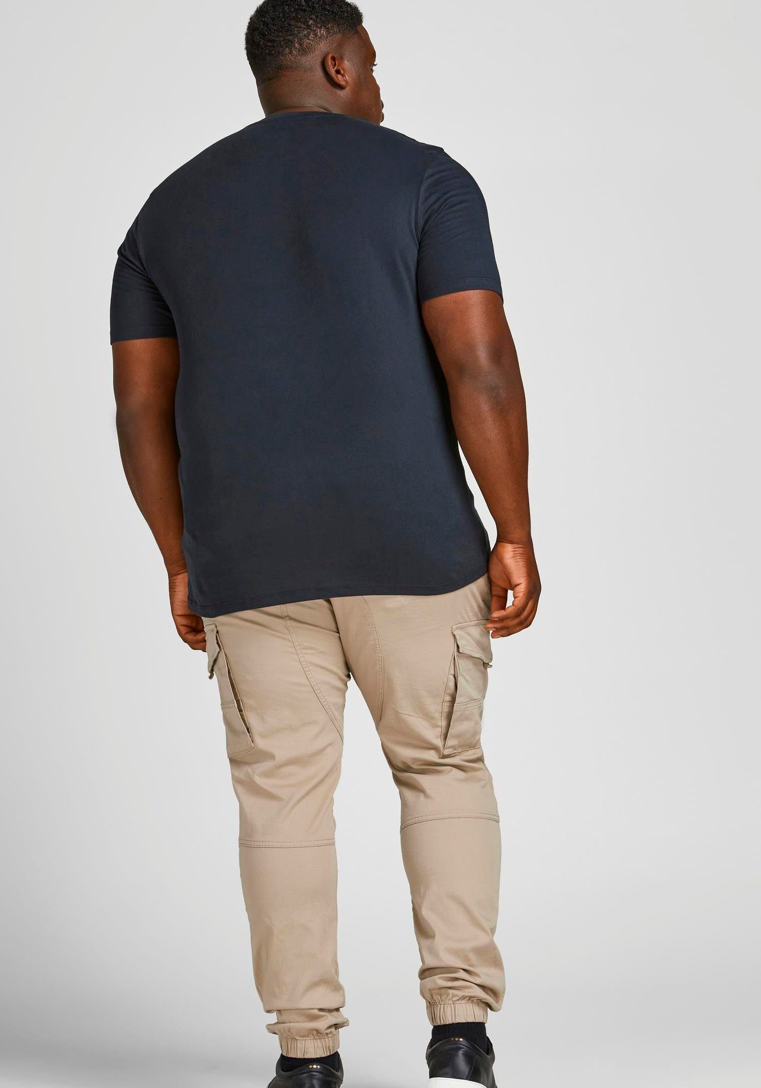 Jack & Jones PlusSize Weite Bis 48 hellbeige PAUL Cargohose FLAKE