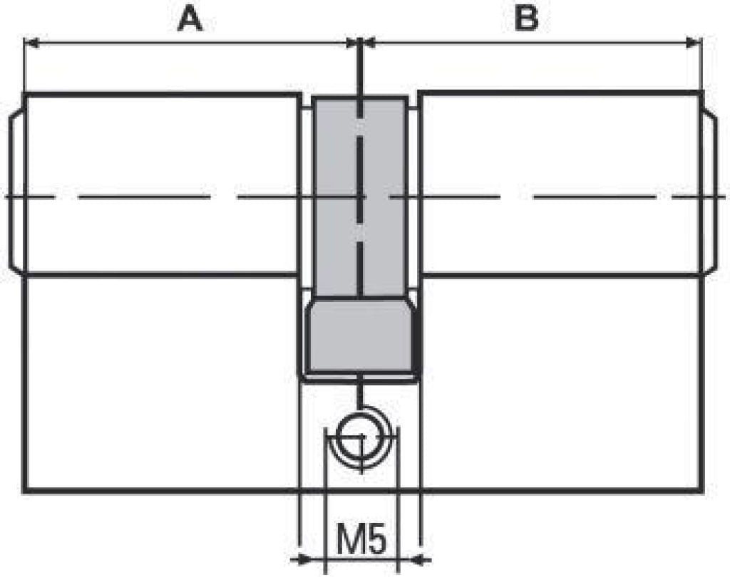 Thumbnail - BKS Profilzylinder BKS Profilzylinder 8802N Größe A27-I35 3Schlüssel verschieden, 0