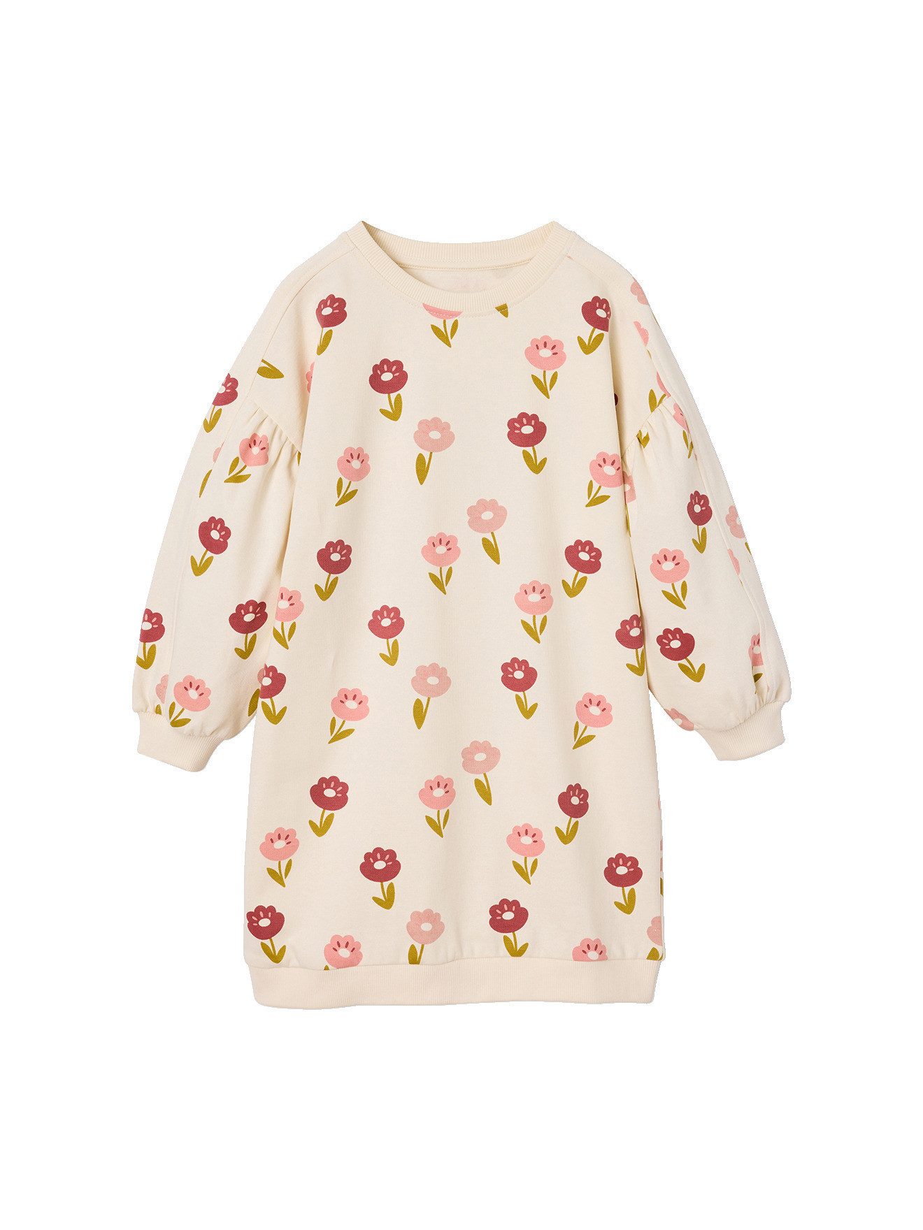 vertbaudet Sweatkleid Kurzes Sweatkleid Mädchen