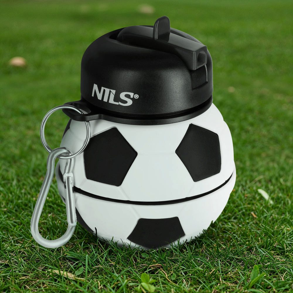 Nils Trinkflasche Faltflasche Silikonflasche Kinderflasche, faltbar, Silikon, Trinkhalm, LFGB, BPA-frei