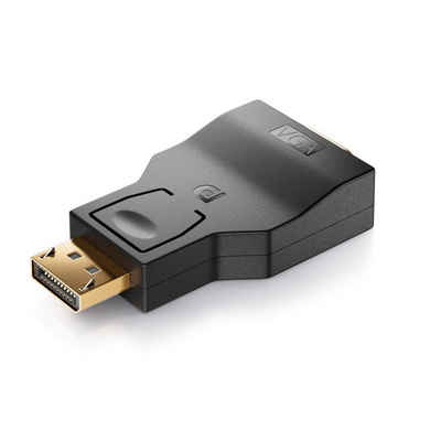 deleyCON »deleyCON Displayport zu VGA Adapter DP-Stecker zu VGA-Buchse für TV Computer« Video-Kabel
