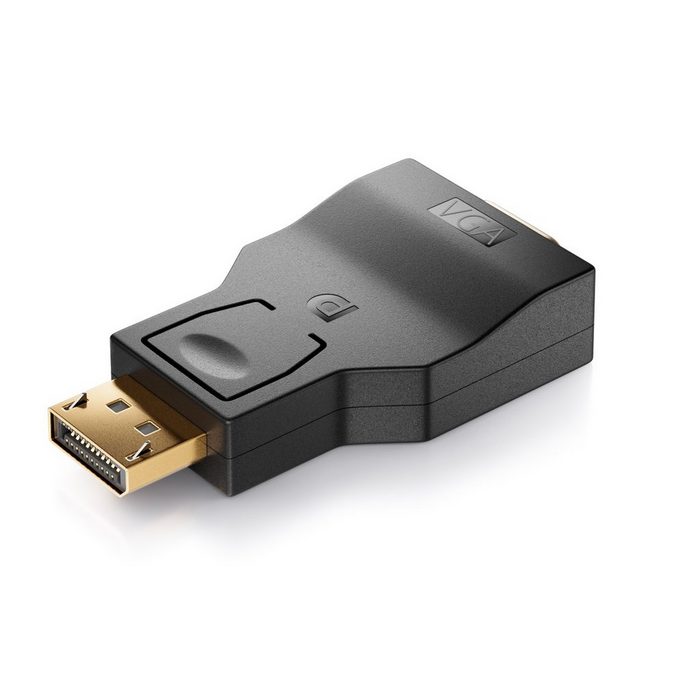 deleyCON deleyCON Displayport zu VGA Adapter DP-Stecker zu VGA-Buchse für TV Video-Kabel