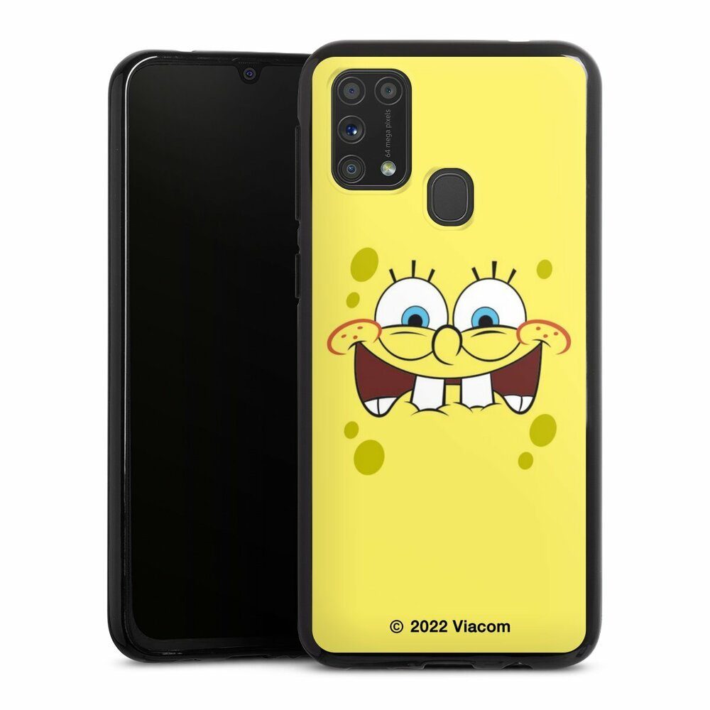 DeinDesign Handyhülle Spongebob Schwammkopf Offizielles Lizenzprodukt Kindheit, Samsung Galaxy M31 Silikon Hülle Bumper Case Handy Schutzhülle