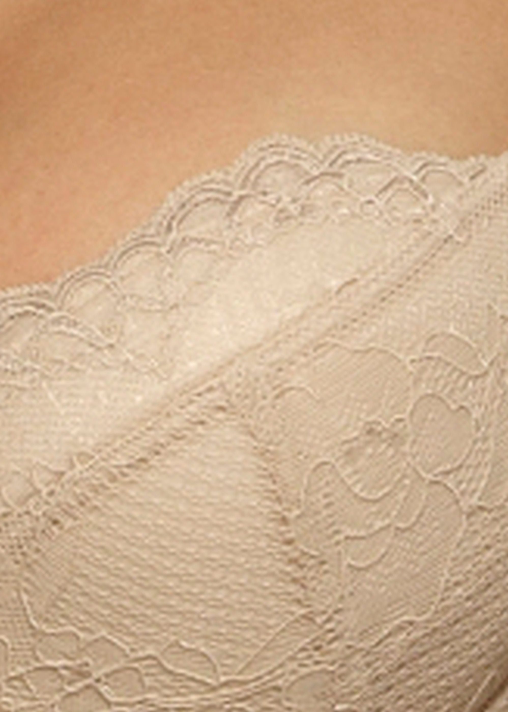 Gossard Dekolleté-BH Lace Push-Up BH natur (Push-Up, 1-tlg., Spitze/Netz) verführerisch sexy
