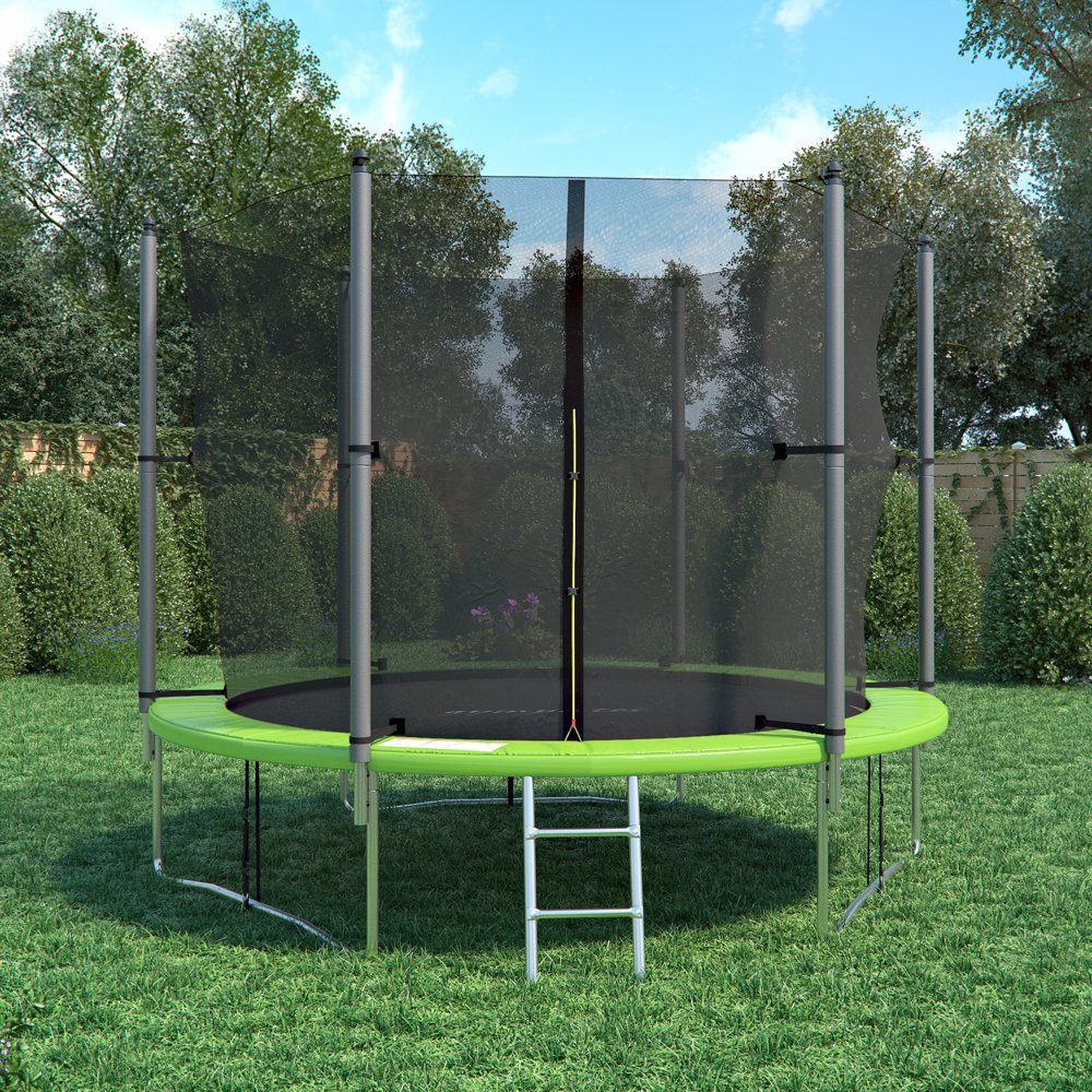 Oskar Gartentrampolin »XXL Trampolin 244cm Komplettset mit Netz  innenliegend + Leiter« online kaufen | OTTO