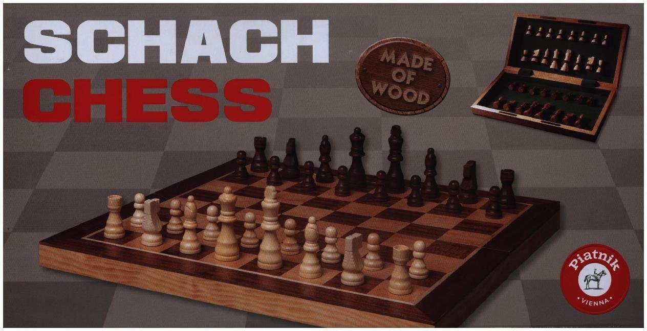 Piatnik Spiel, Schach aus Holz (Spiel)