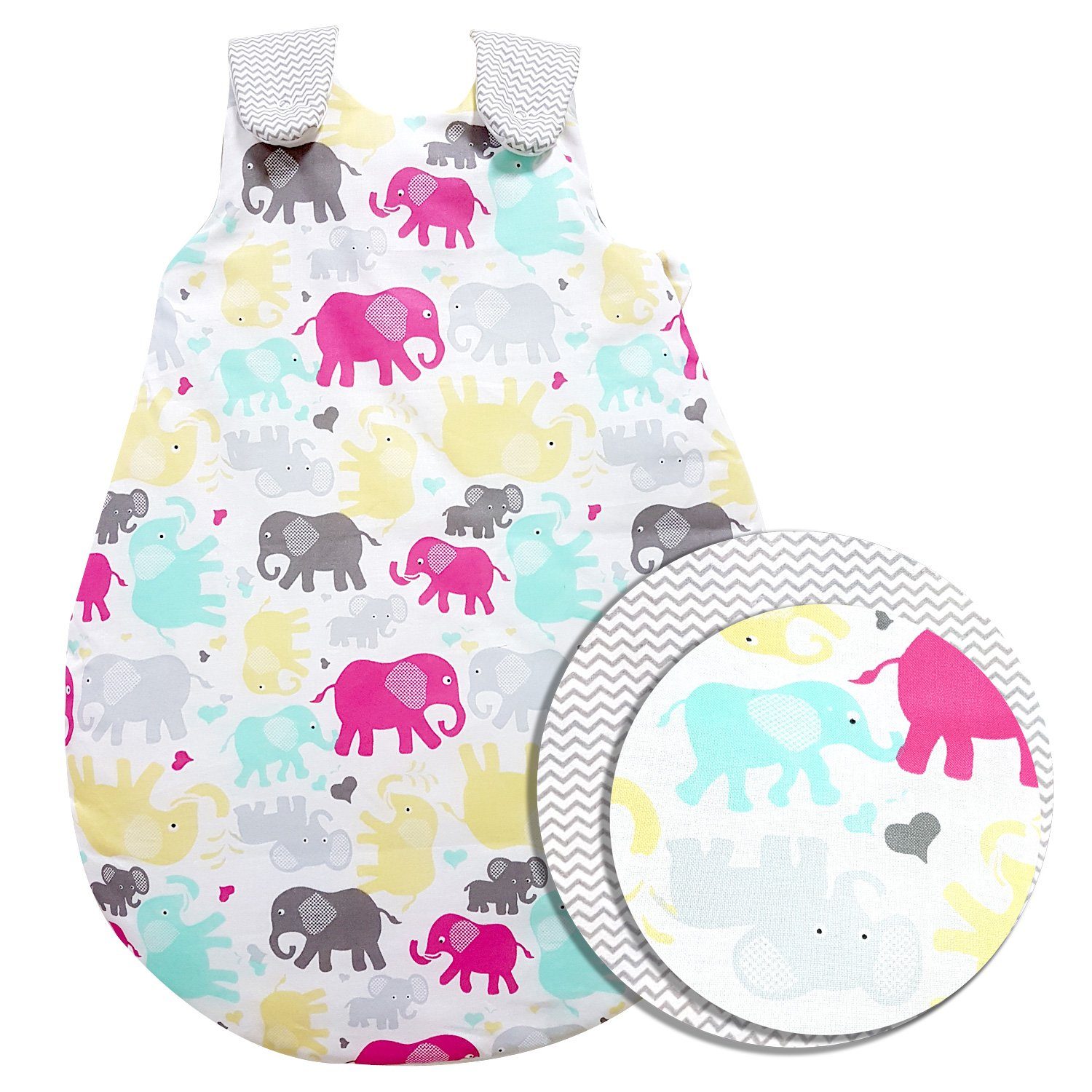 Baby-Joy Babyschlafsack Schlafsack für Babys ZICK-ZACK günstig online kaufen