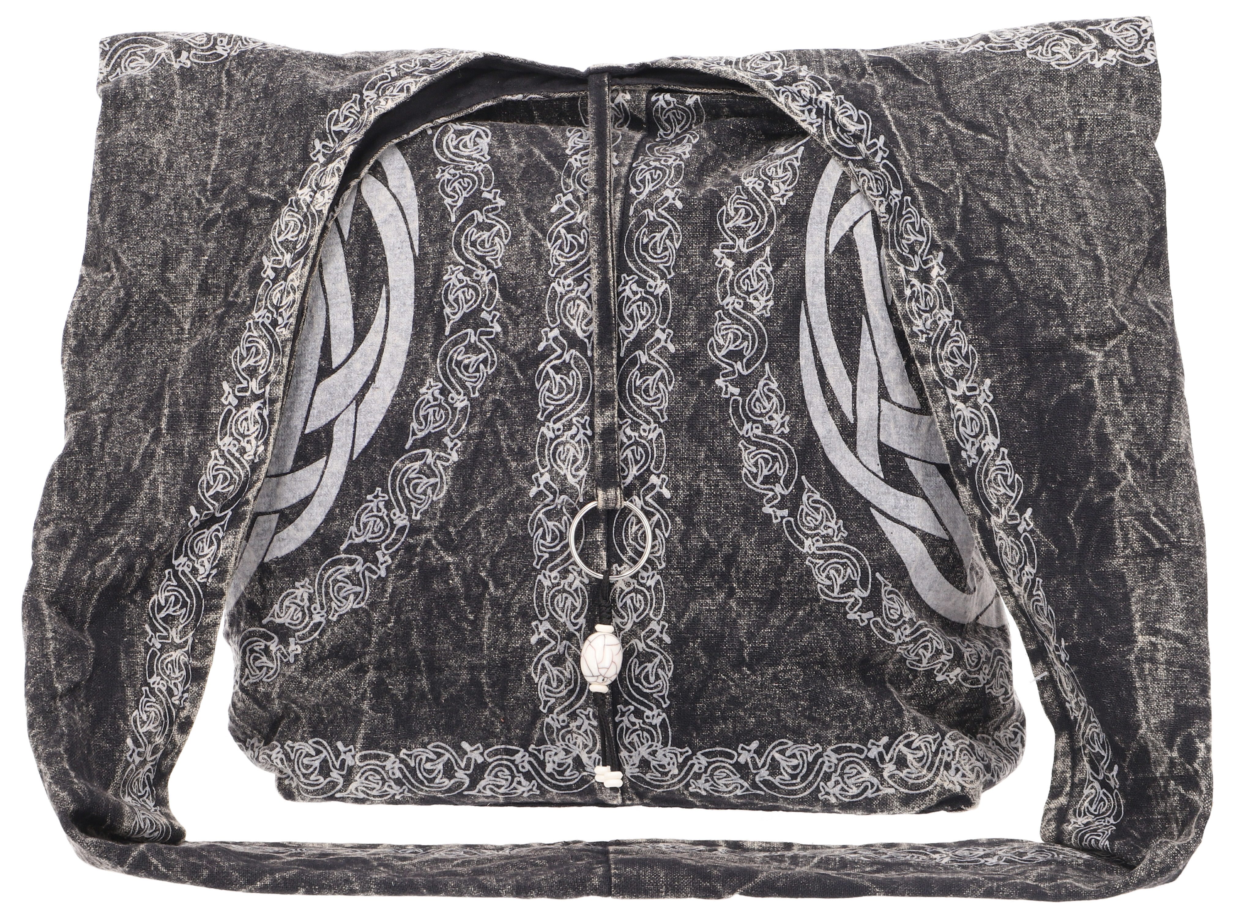 Guru-Shop Schultertasche Boho Tasche, Ethno Shopper mit keltischem..