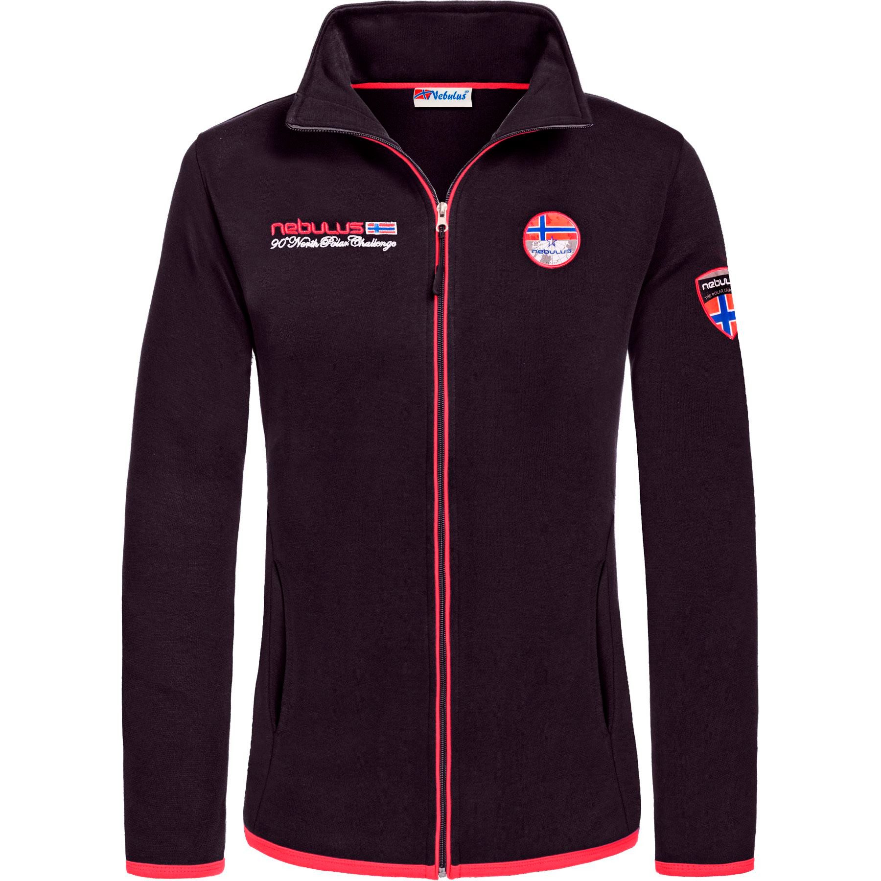 Nebulus Sweatjacke NORY, P6546 - Damen, schwarz-rot, XXL/44 günstig online kaufen