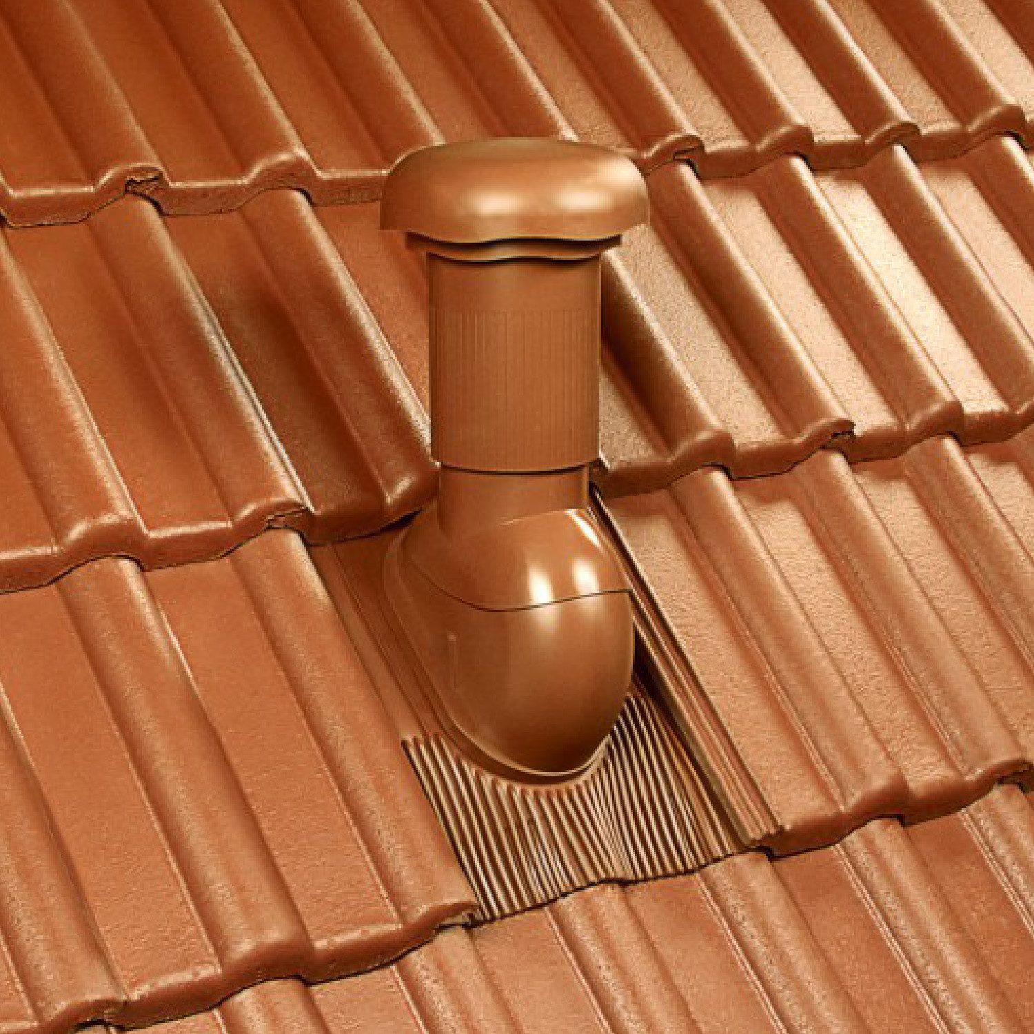 Klöber Dachdurchführung Klöber-Set3 Dachentlüftung DN100 rot günstig online kaufen