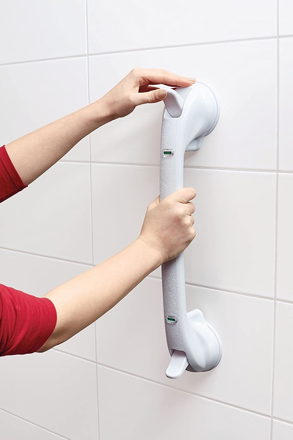 Haltegriff XXL Haltegriff Bad ohne Bohren mit Saugnapf Griff Badewanne Dusche WC