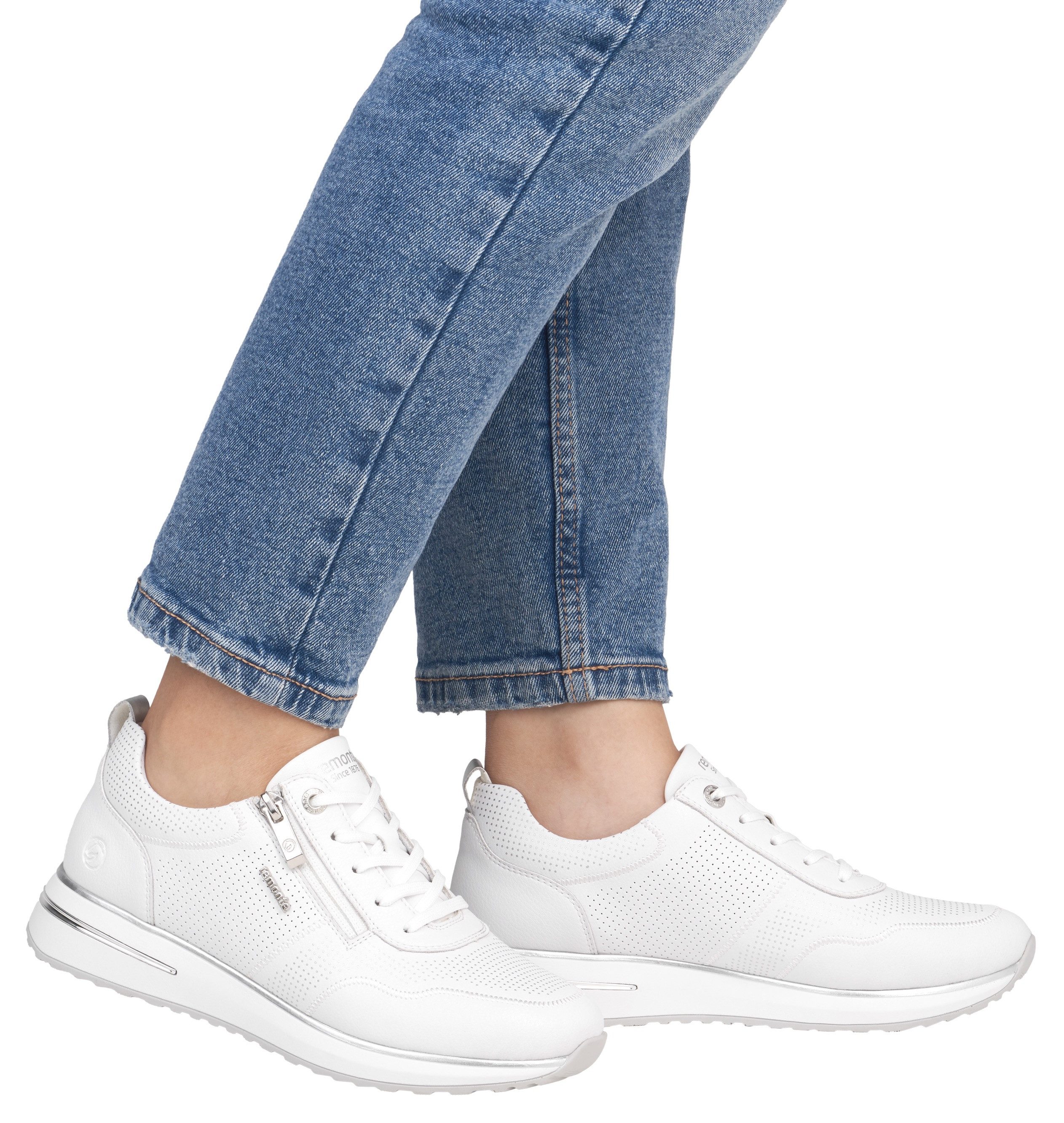 Remonte Keilsneaker, Freizeitschuh, Halbschuh, Schnürerschuh mit gepolstert günstig online kaufen