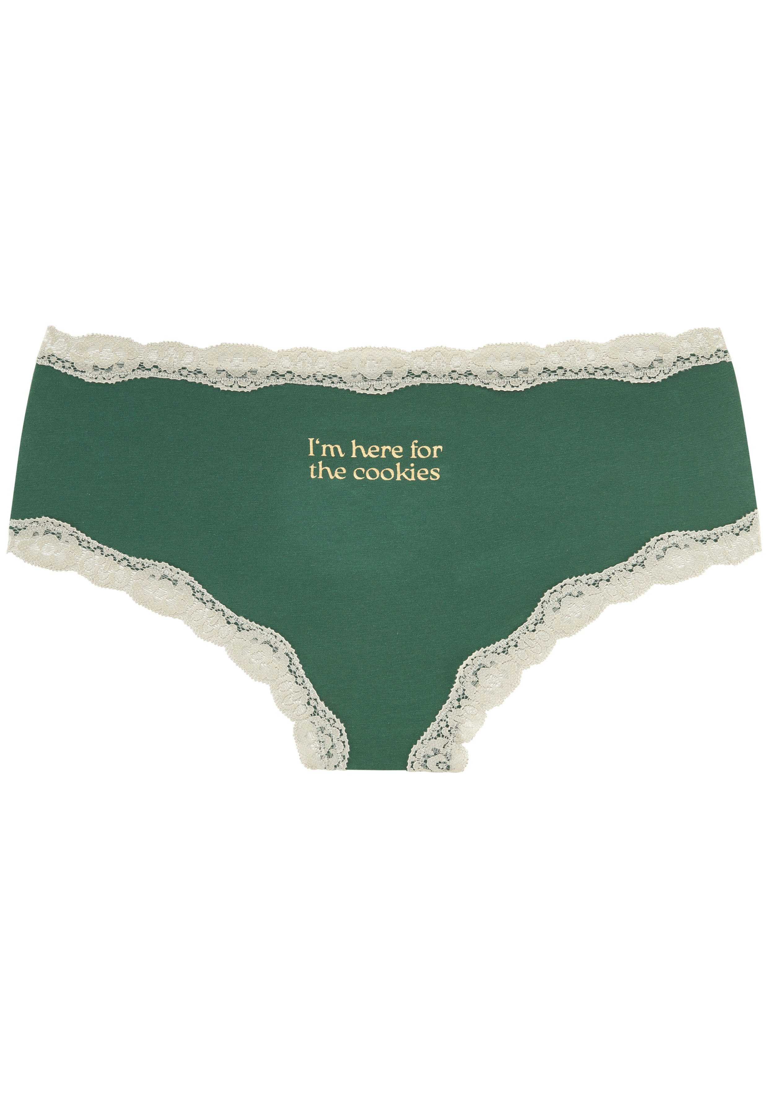 LASCANA Hipster (2er-Pack) mit feiner Spitze und weihnachtlichen Prints – Bild 4 von 5