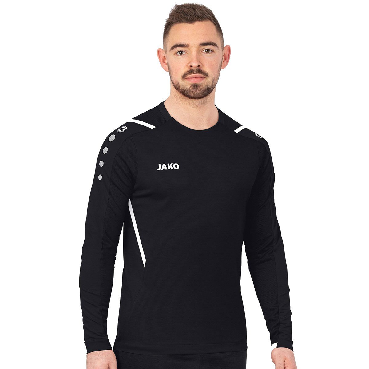Langarmshirt (Sweat) Challenge - optimale Bewegungsfreiheit - schwarz/weiss Herren