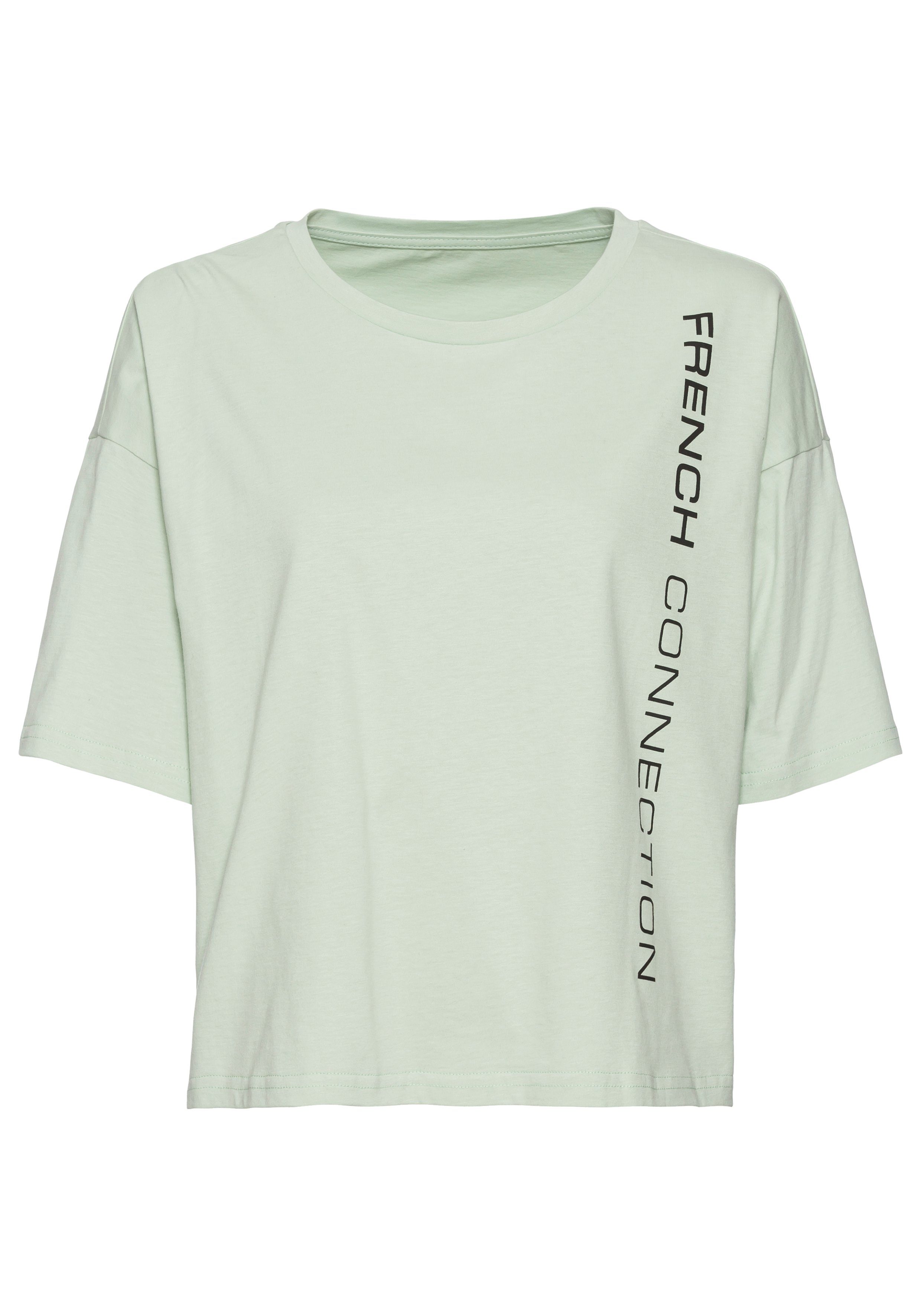 French Connection T-Shirt mit weiten Ärmeln und Logodruck. Reduzierter Preis € 19,99. Unverbindliche Preisempfehlung € 29,99