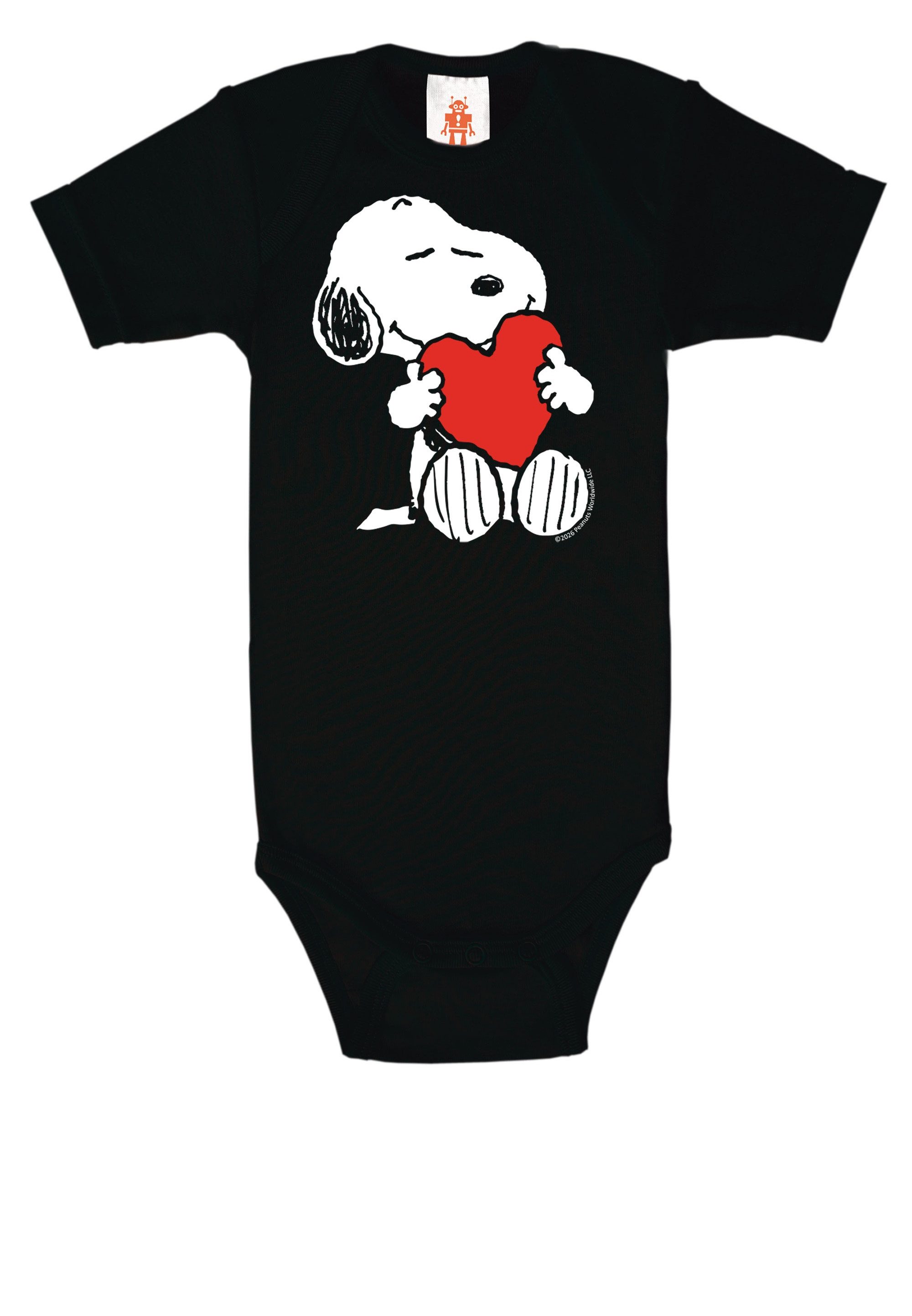LOGOSHIRT Body Snoopy - Heart mit süßem Motiv