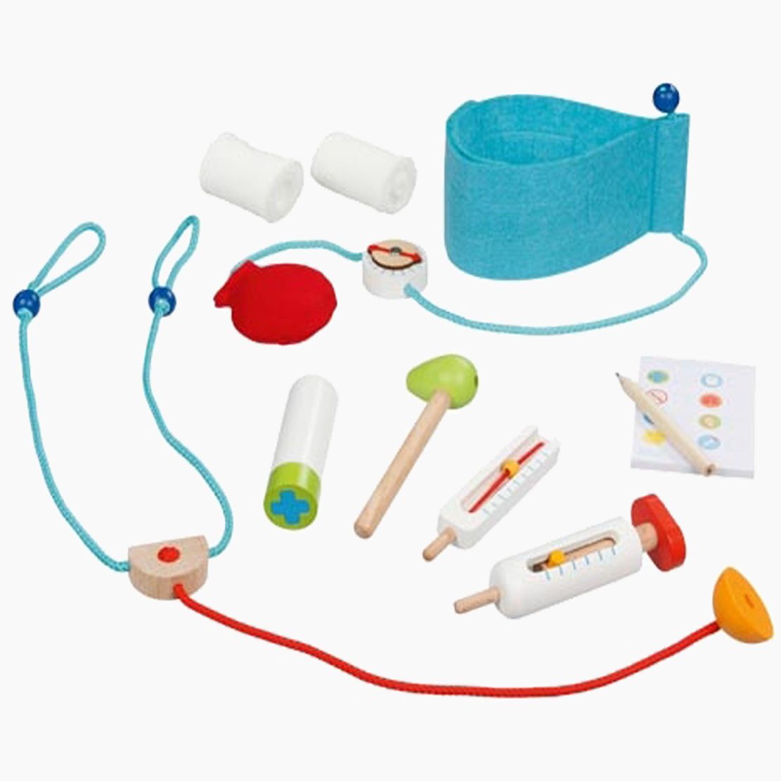 goki Spielzeug-Arztkoffer Arztkoffer goki, (packung, 11-tlg., koffer), mit allen wichtigen Instrumenten