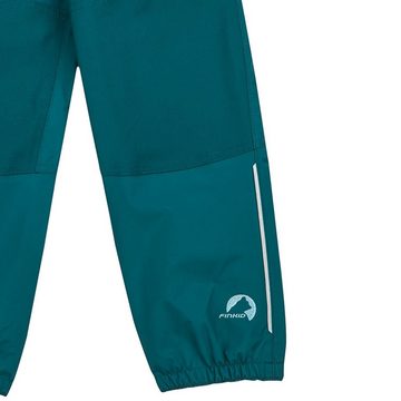 Finkid Outdoorhose Finkid Hirvi Finkid Deep Teal Regenhose mit Po- und Kniebesatz 110/120