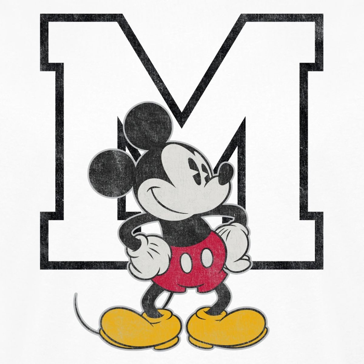 Spreadshirt T-Shirt Mickey & Minnie Klassisch Mit M Männer Kontrast T-Shirt (1-tlg)
