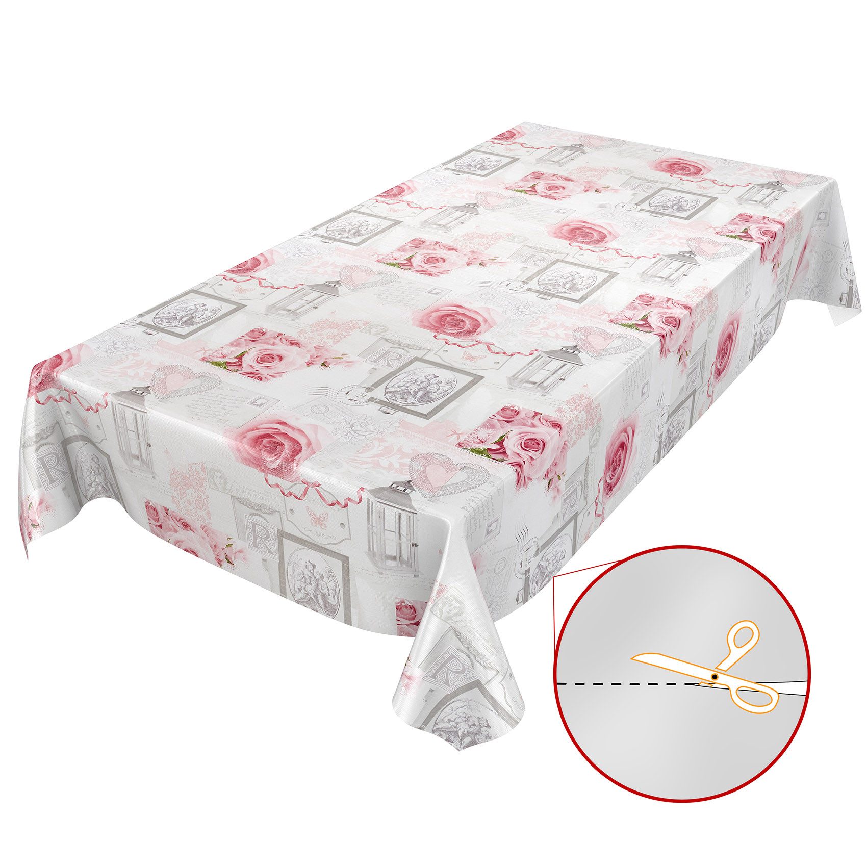 ANRO Tischdecke Wachstuchtischdecke Gartentischdecke Wachstischdecke (Einze günstig online kaufen