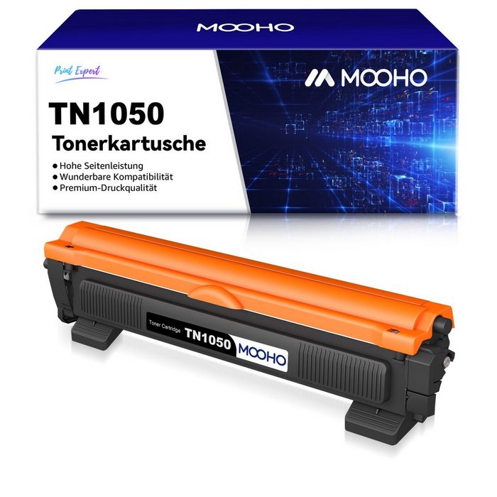 MOOHO Tonerkartusche TN1050 TN-1050 TN 1050 für Brother DCP-1610W 1612W